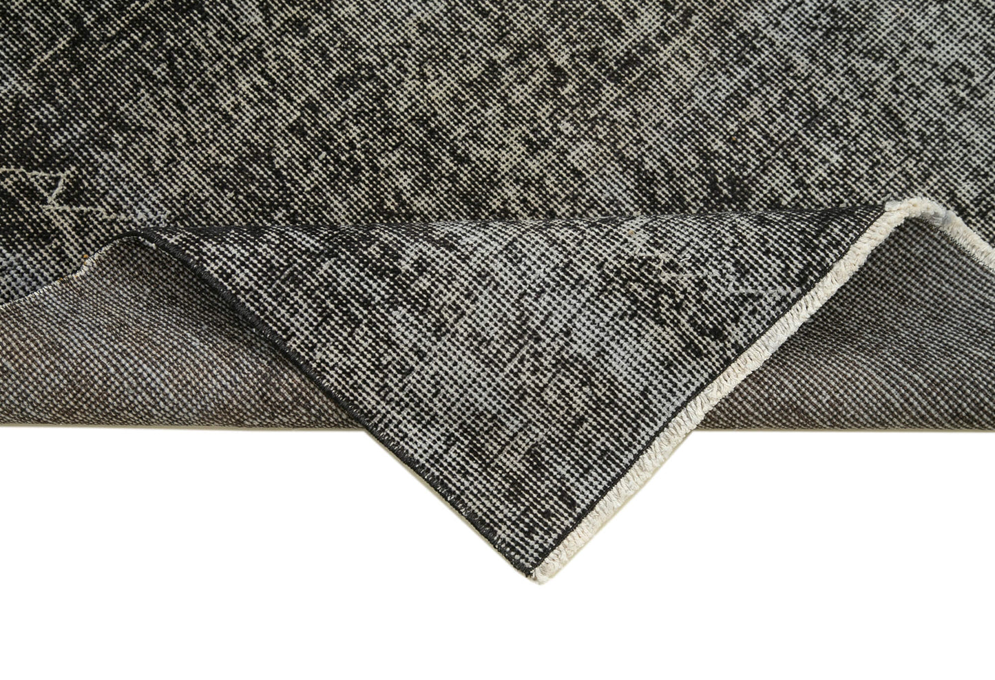 3x10 Black Overdyed Runner Rug - 37059