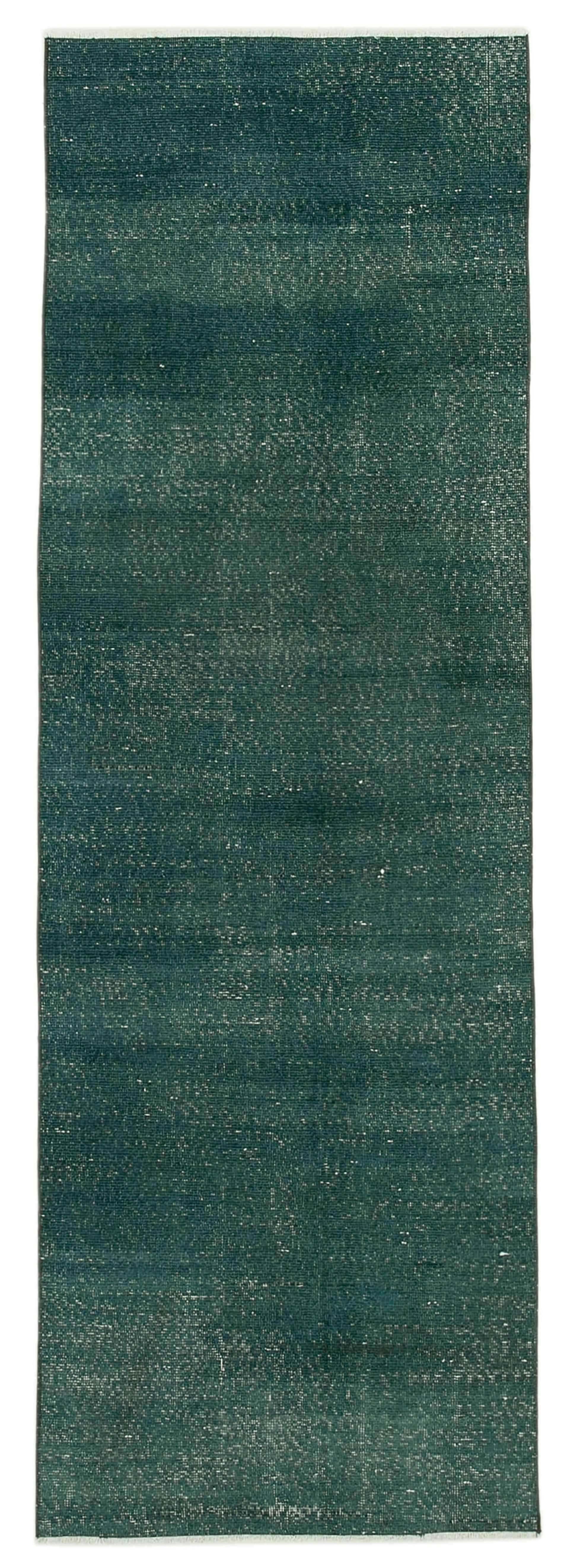 3x9 Green Overdyed Runner Rug - 37083