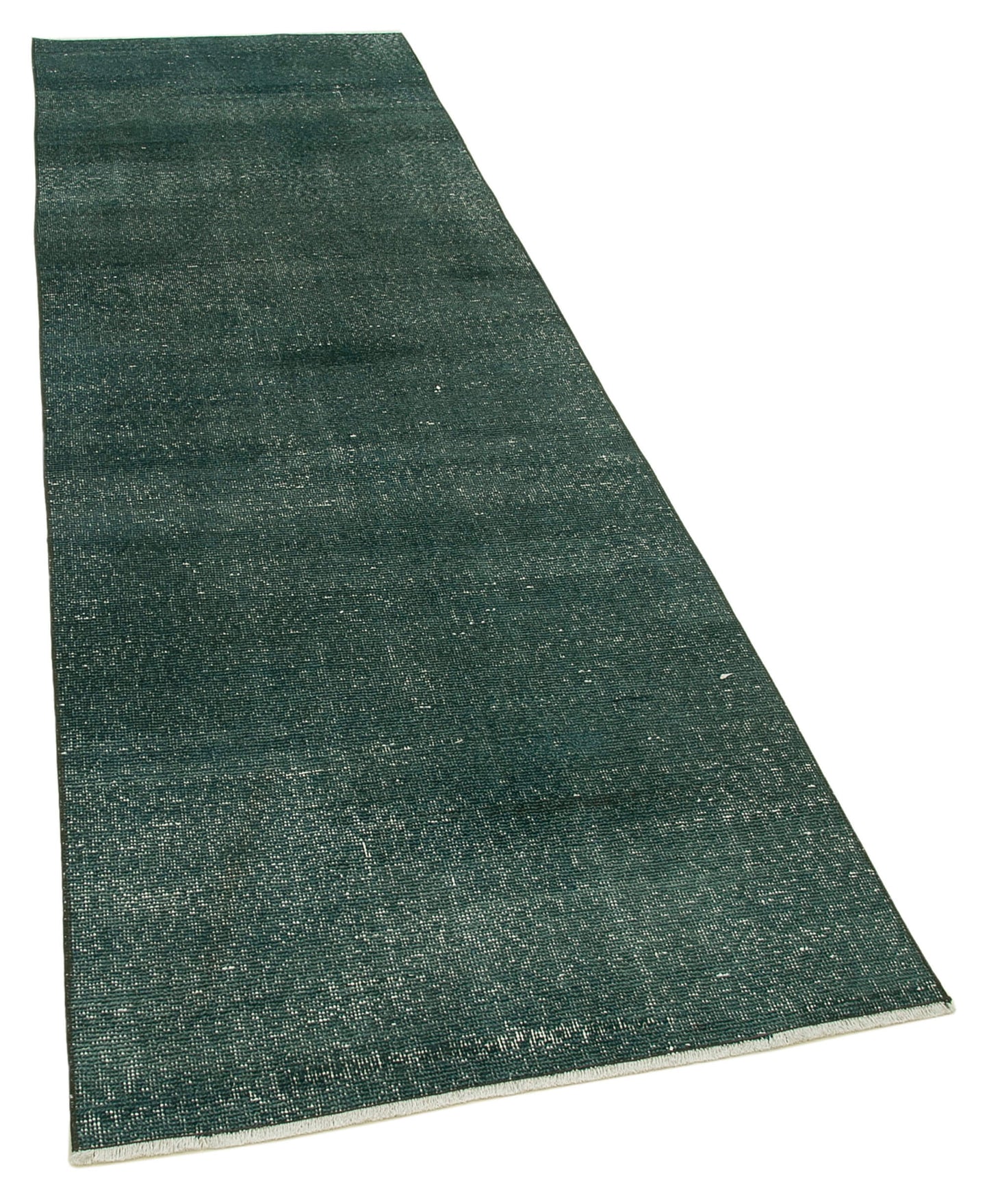 3x9 Green Overdyed Runner Rug - 37083