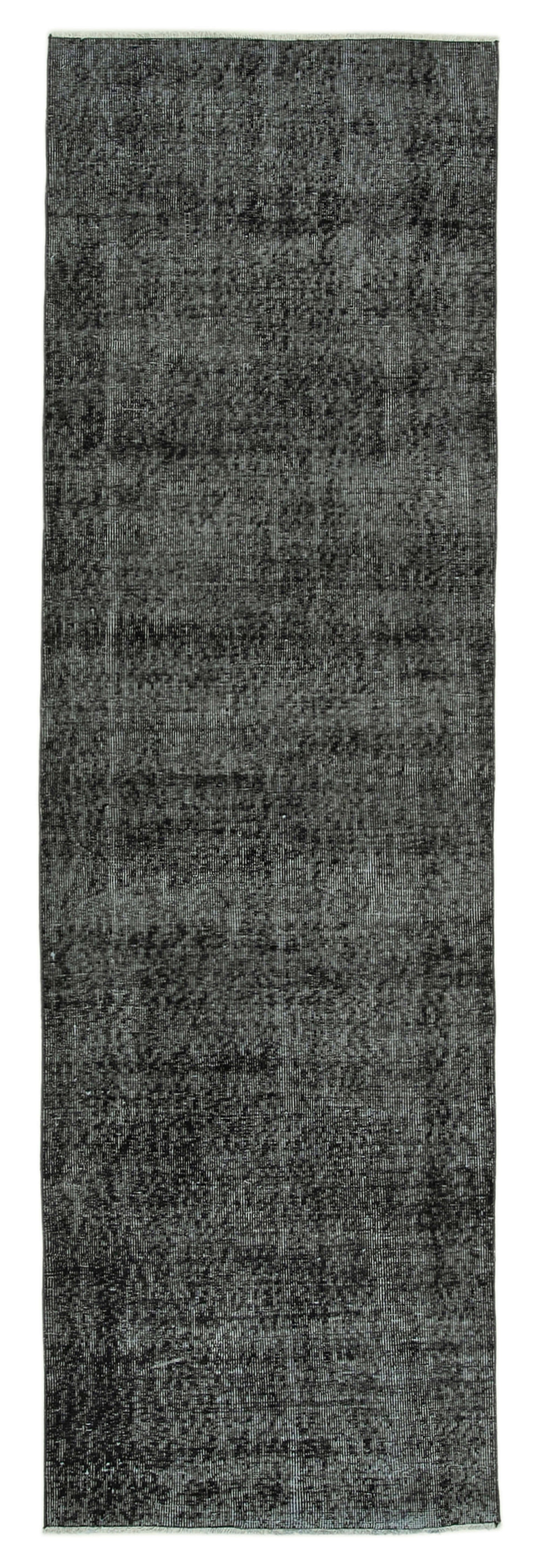 3x10 Black Overdyed Runner Rug - 37086