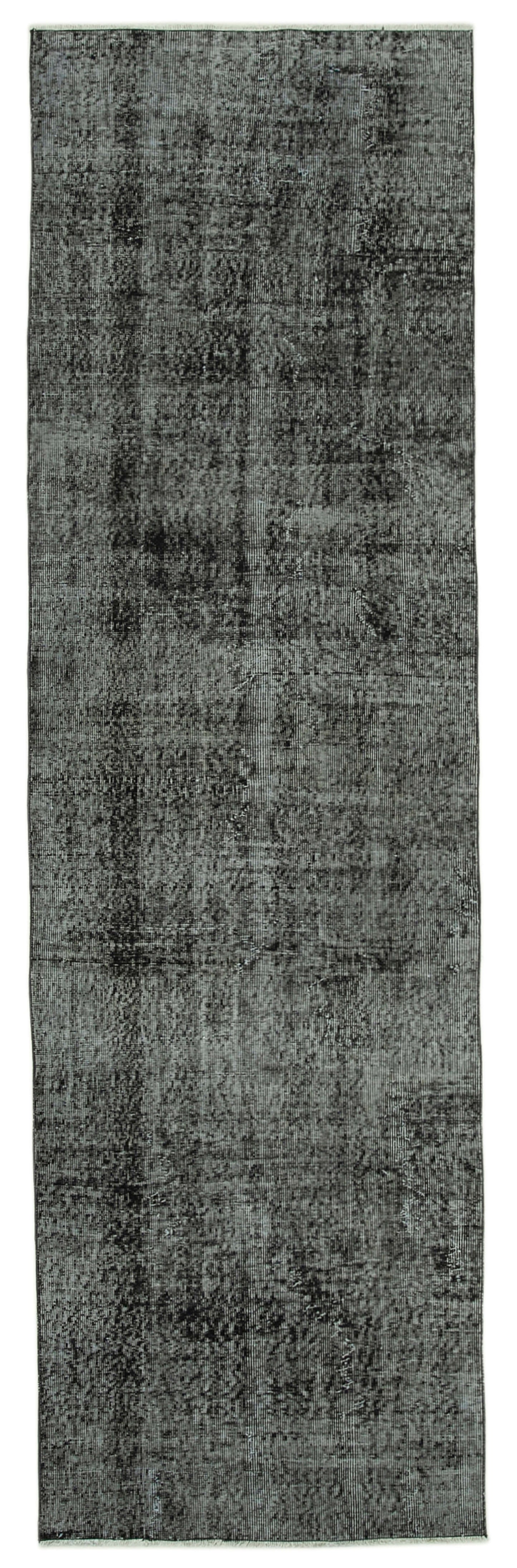 3x10 Black Overdyed Runner Rug - 37091