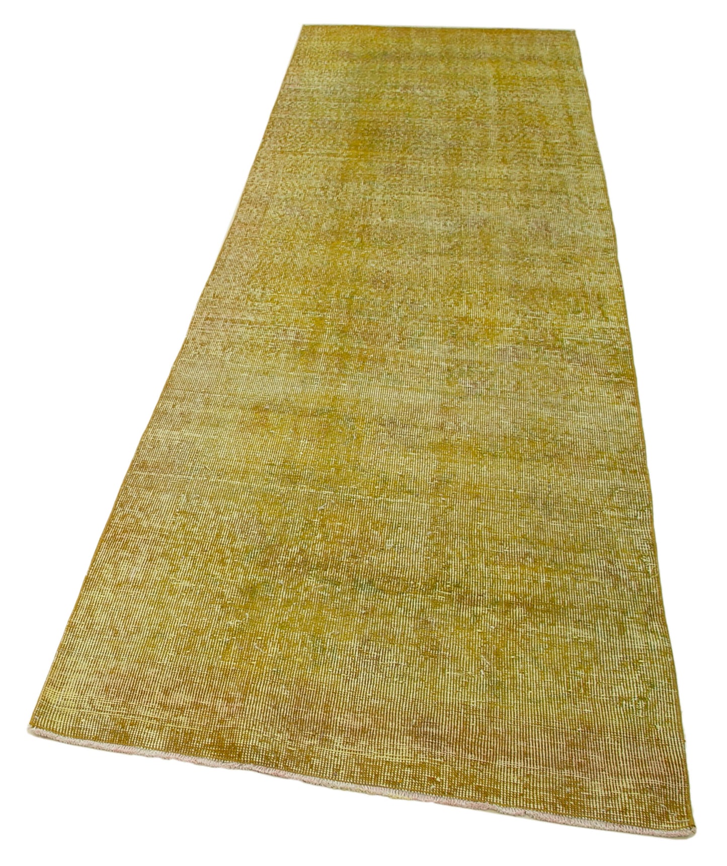 3x10 Yellow Overdyed Runner Rug - 37092