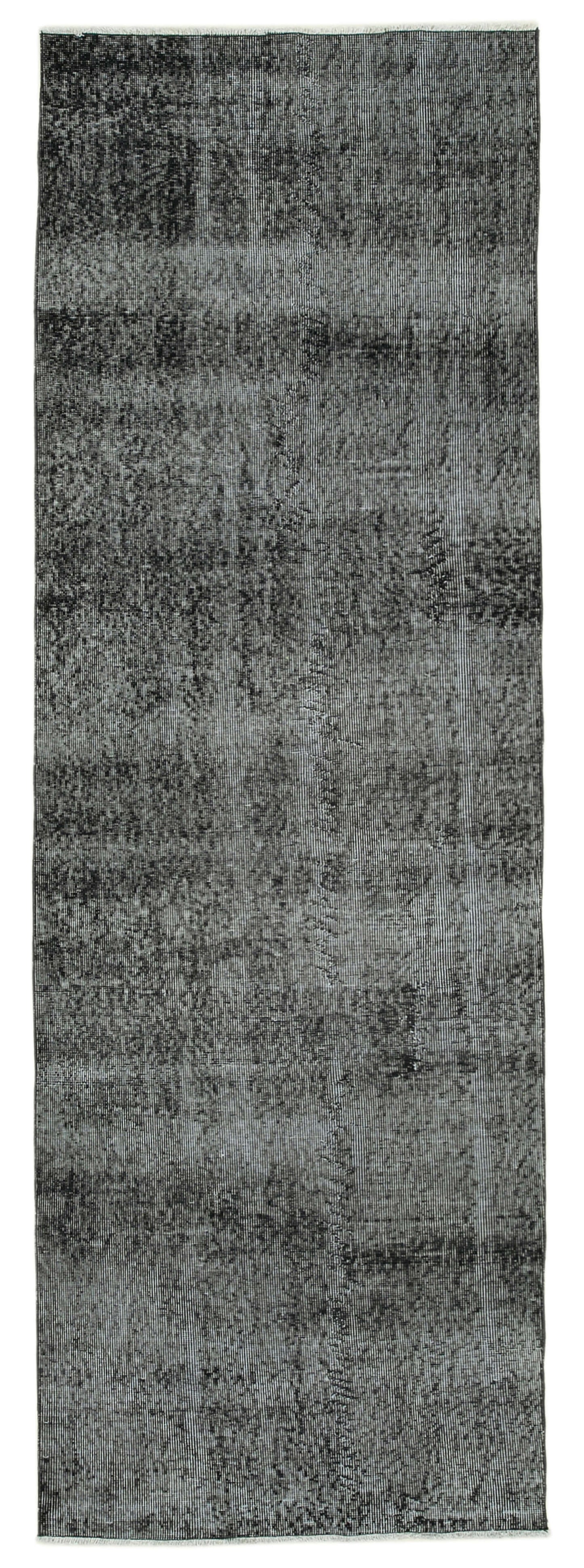 3x9 Black Overdyed Runner Rug - 37096