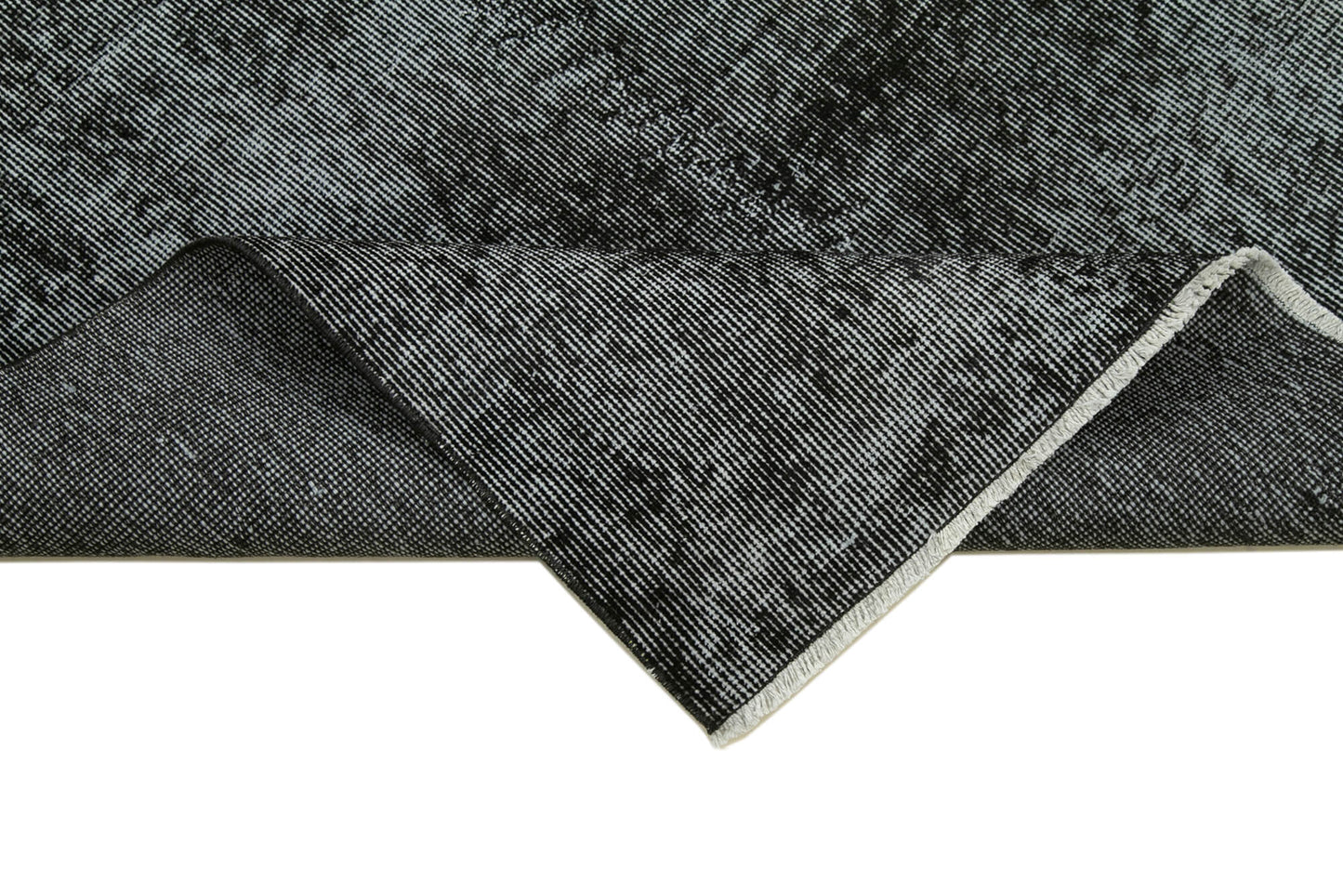 3x9 Black Overdyed Runner Rug - 37096