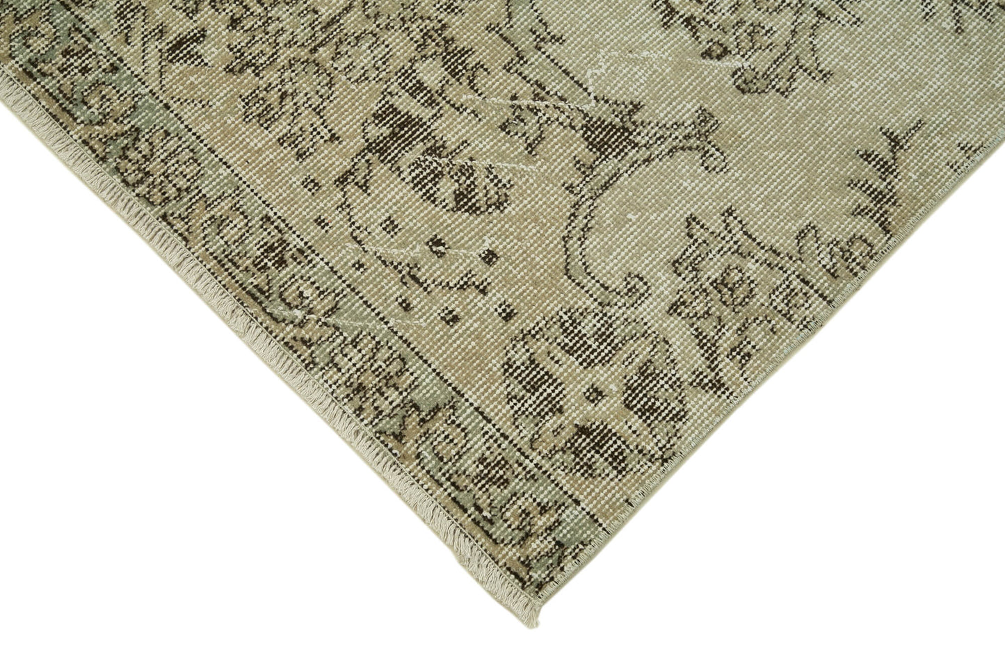 3x11 Beige Overdyed Runner Rug - 37098