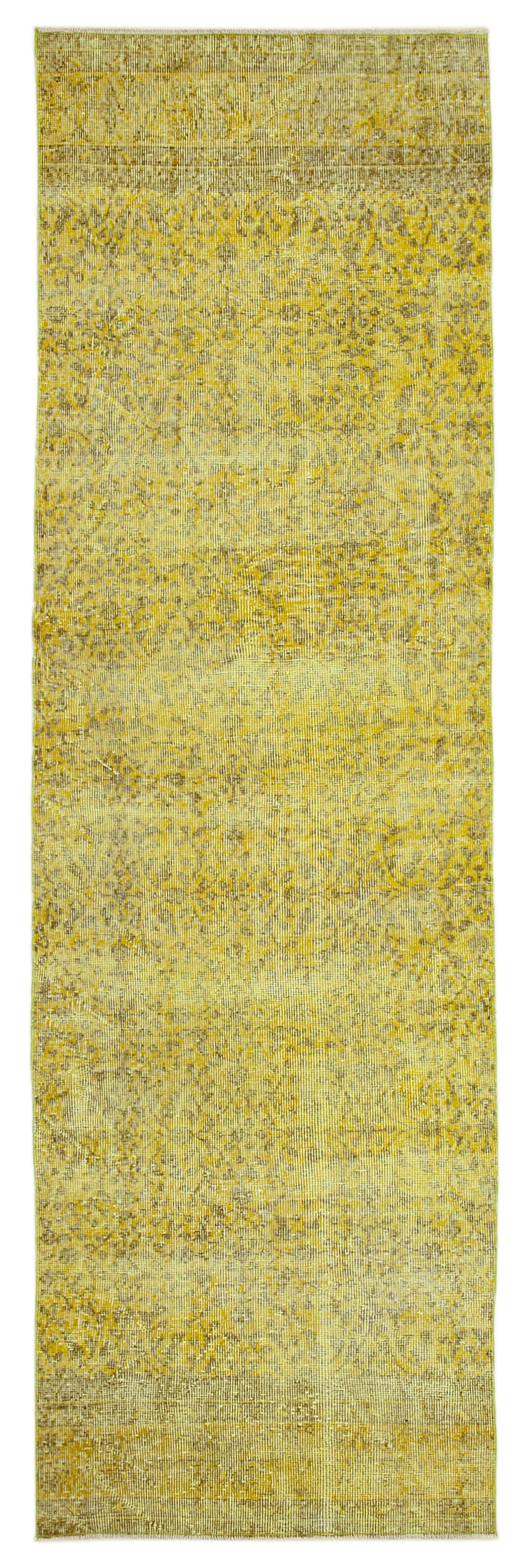 3x10 Yellow Overdyed Runner Rug - 37100