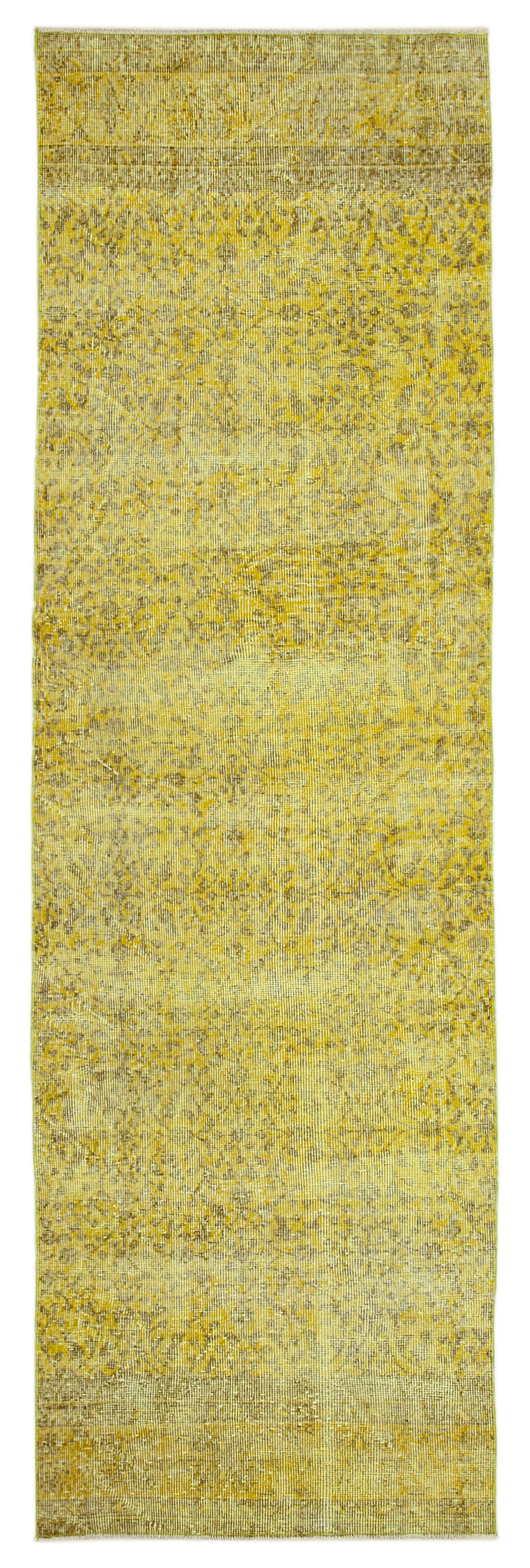 3x10 Yellow Overdyed Runner Rug - 37100