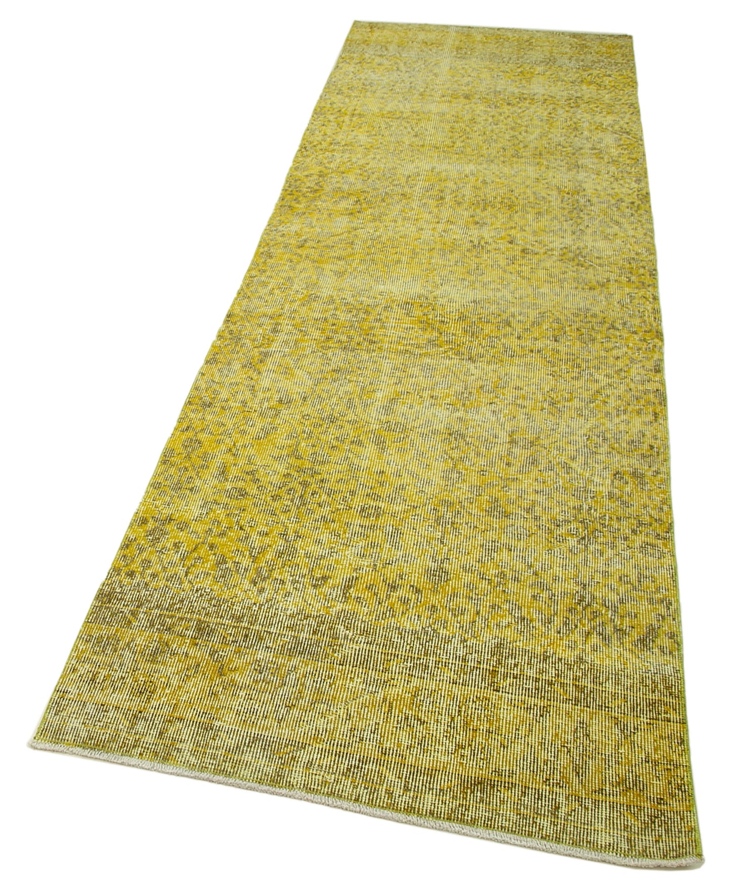 3x10 Yellow Overdyed Runner Rug - 37100