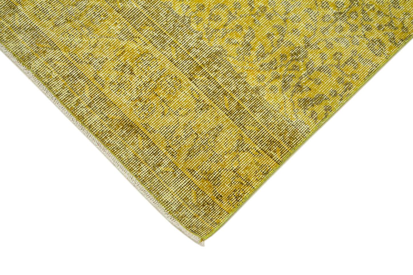 3x10 Yellow Overdyed Runner Rug - 37100