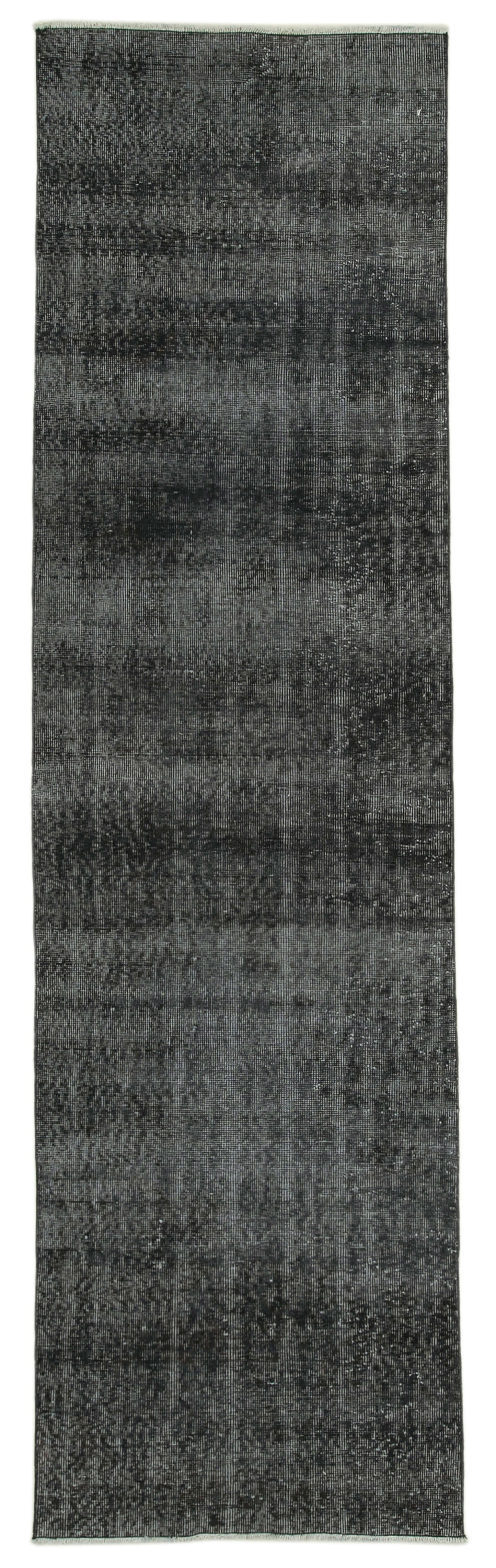 3x11 Black Overdyed Runner Rug - 37120