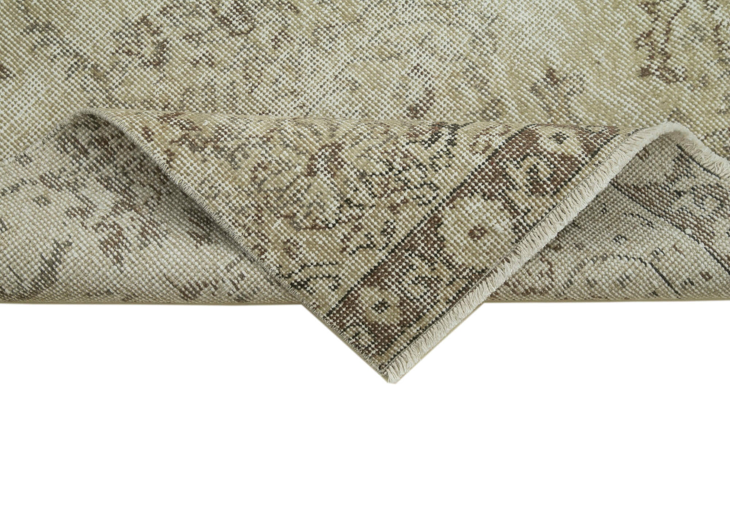 3x10 Beige Overdyed Runner Rug - 37137