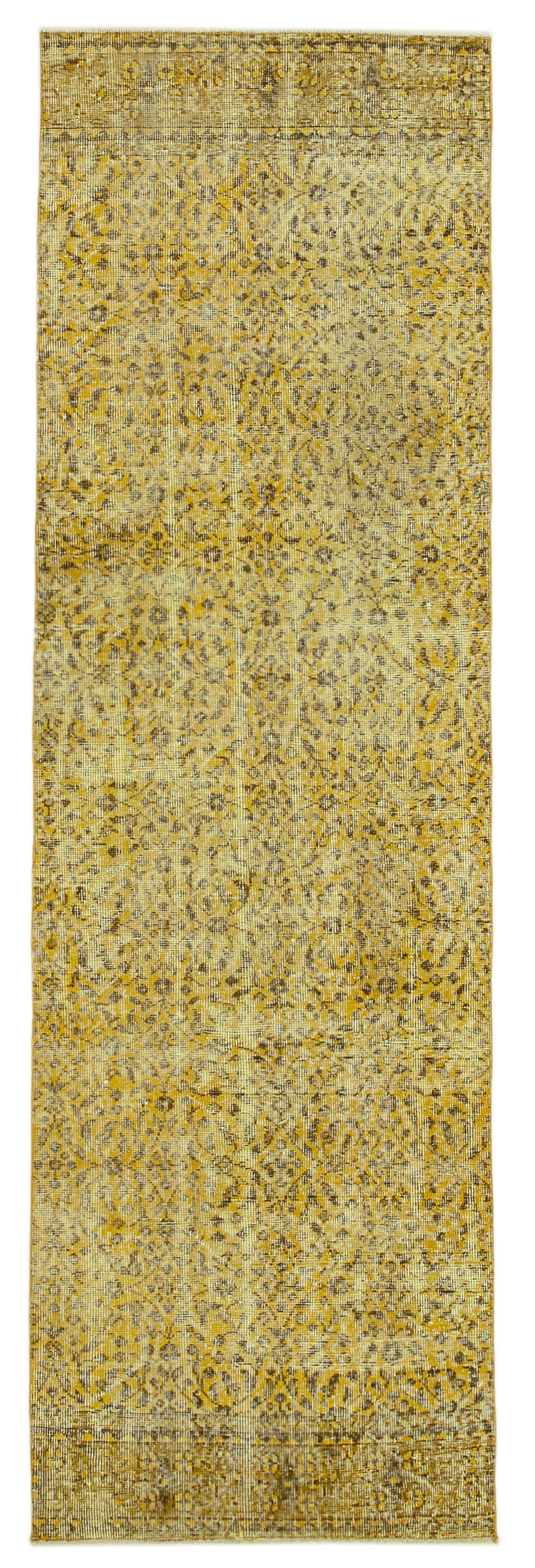 3x10 Yellow Overdyed Runner Rug - 37143