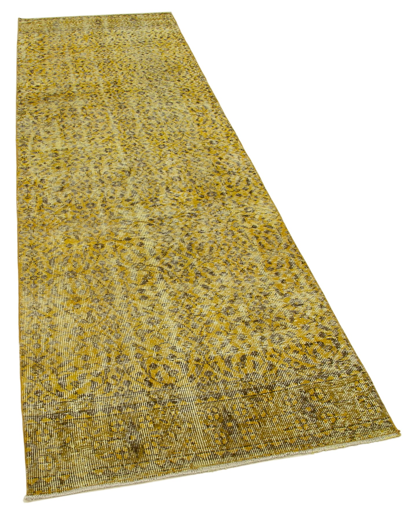 3x10 Yellow Overdyed Runner Rug - 37143