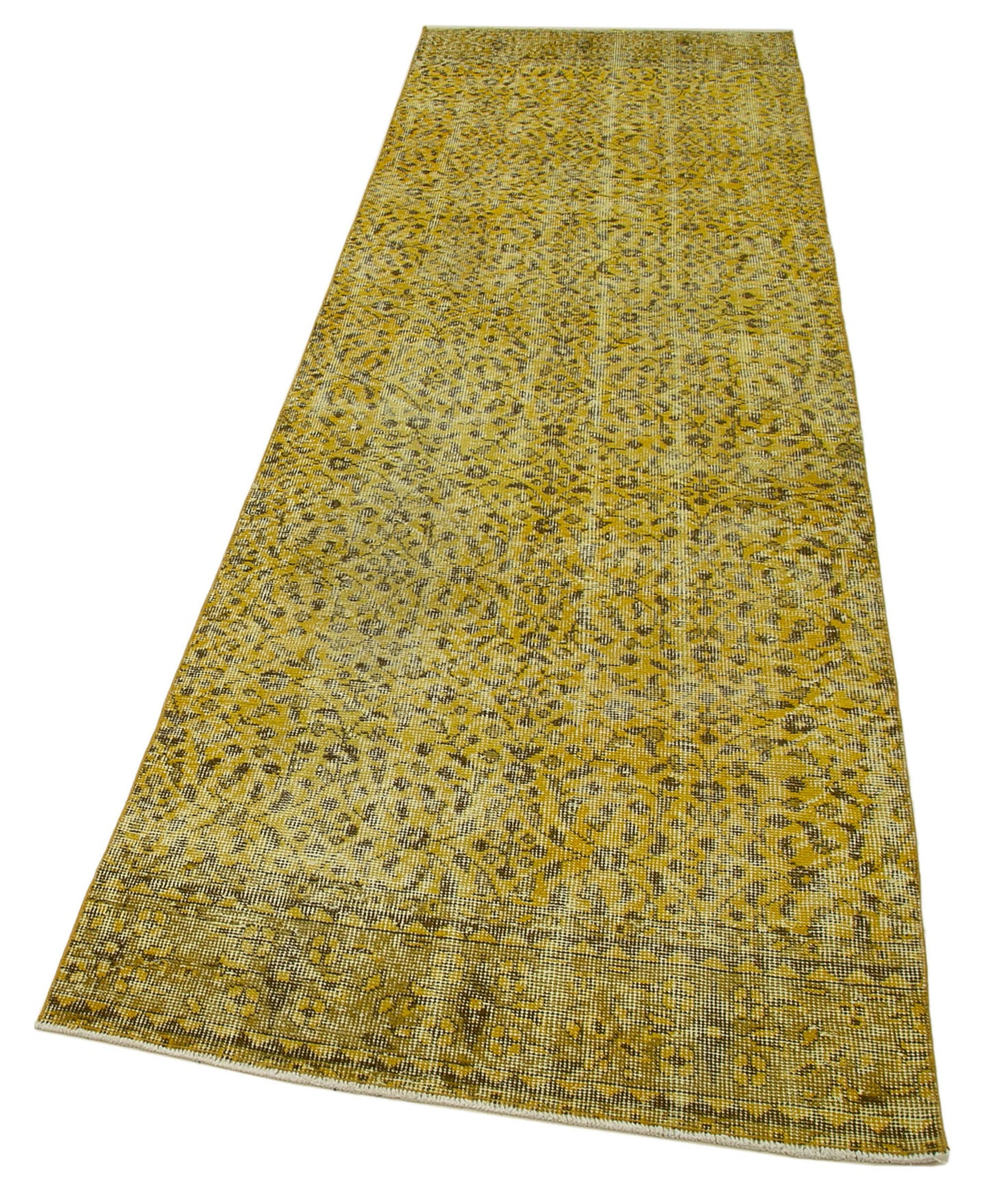 3x10 Yellow Overdyed Runner Rug - 37143