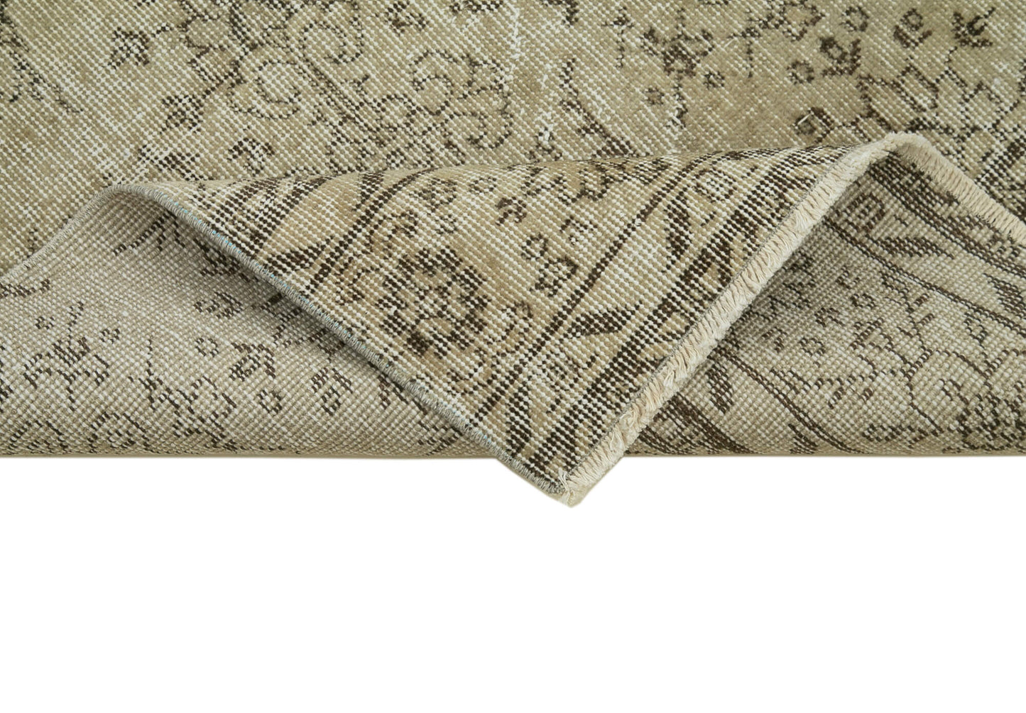 3x9 Beige Overdyed Runner Rug - 37147