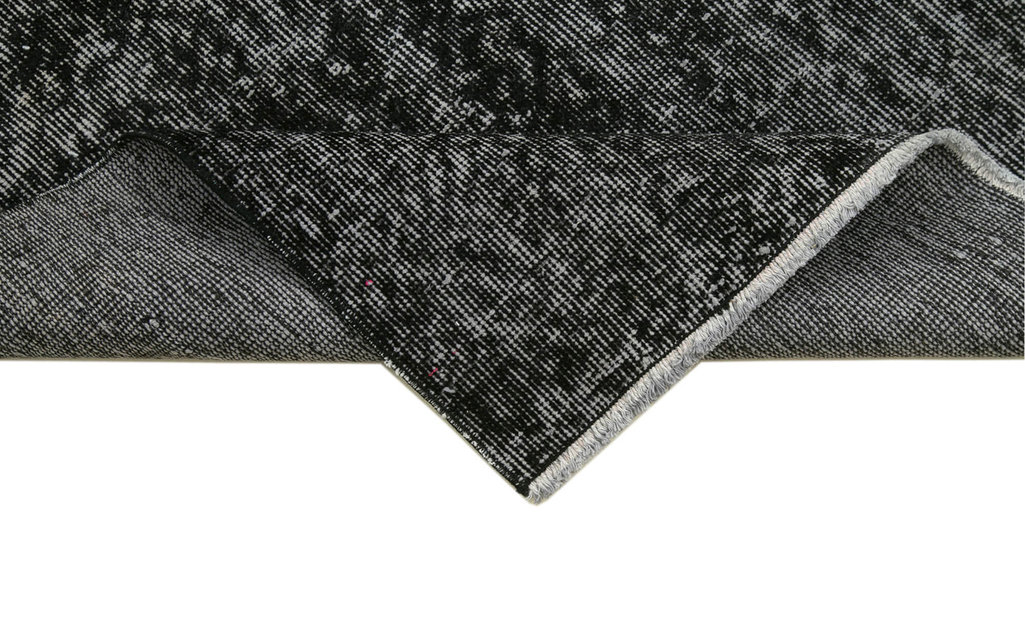 3x10 Black Overdyed Runner Rug - 37149