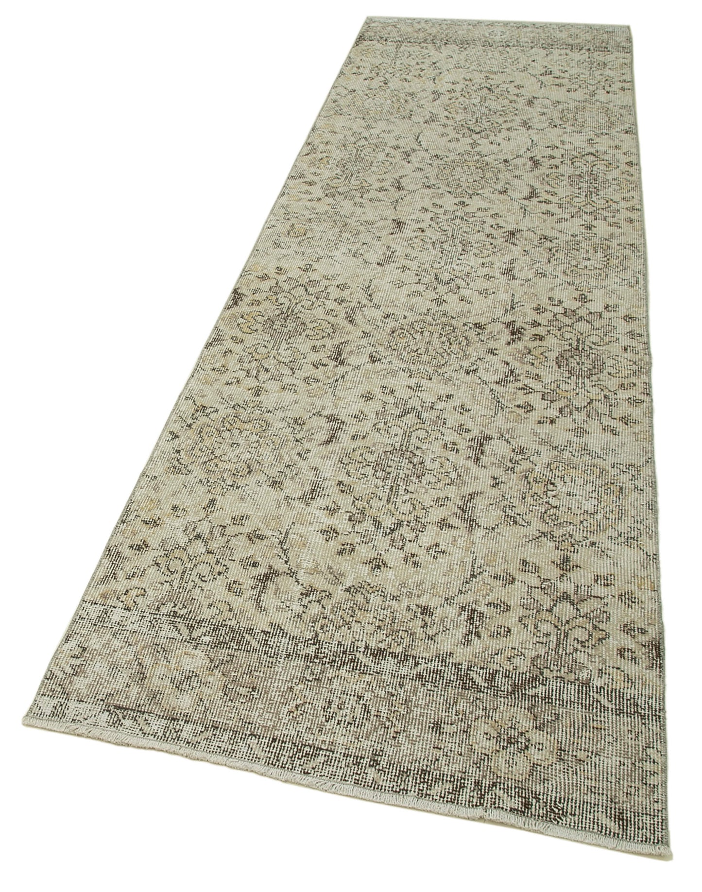 3x10 Beige Overdyed Runner Rug - 37152