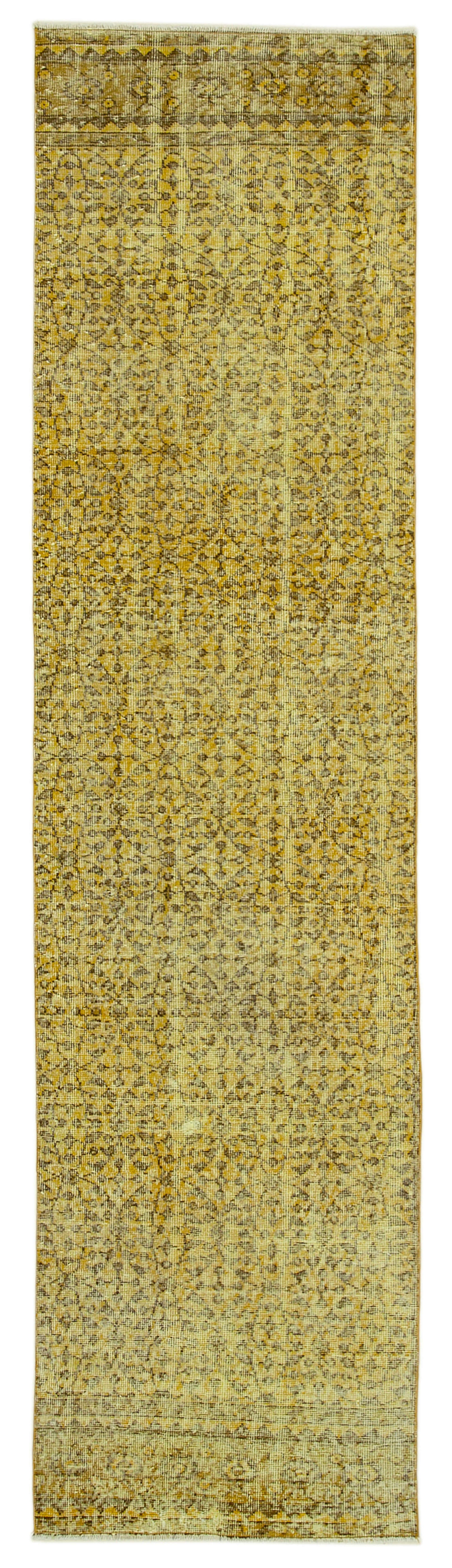 3x10 Yellow Overdyed Runner Rug - 37155