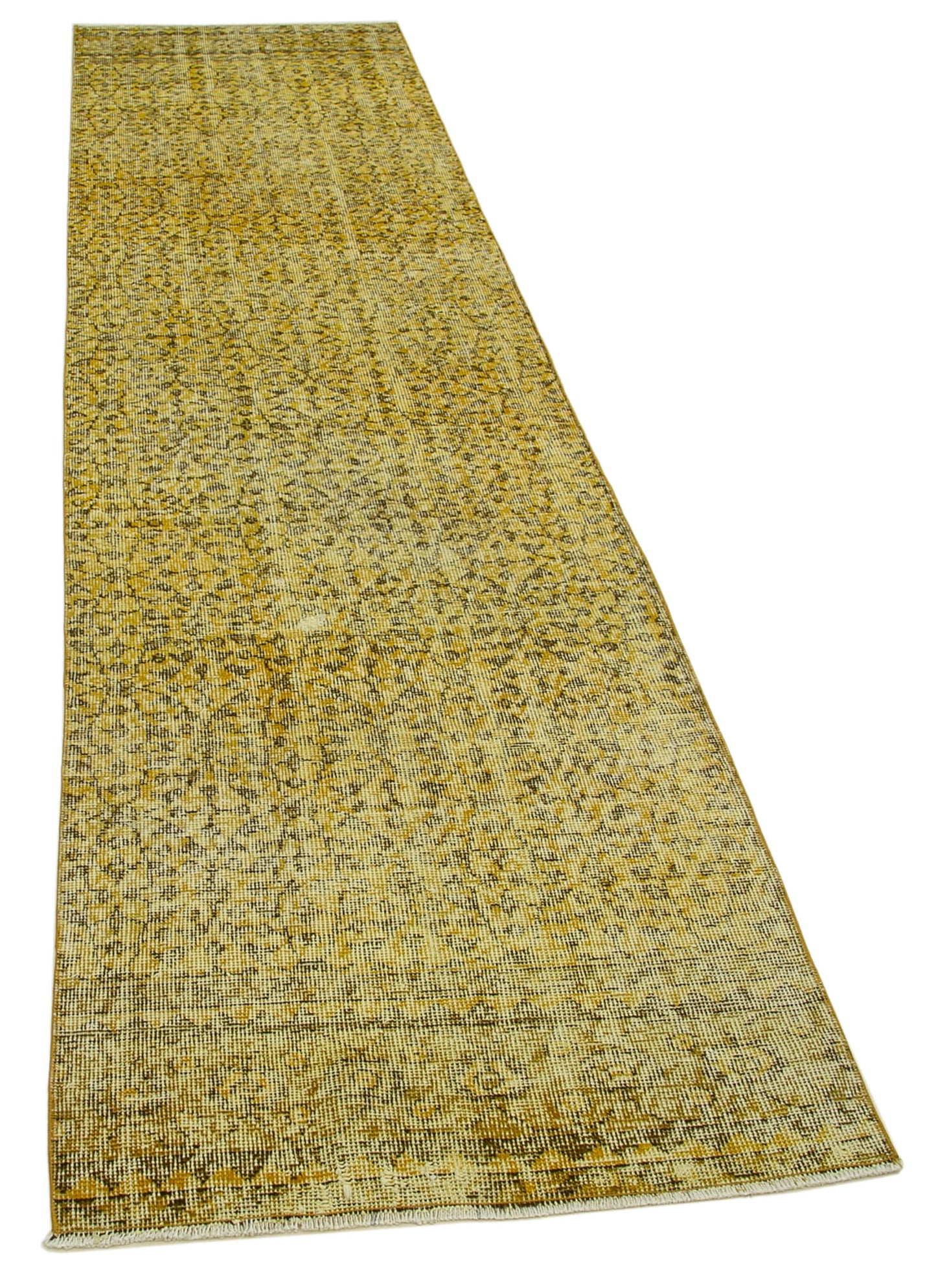 3x10 Yellow Overdyed Runner Rug - 37155