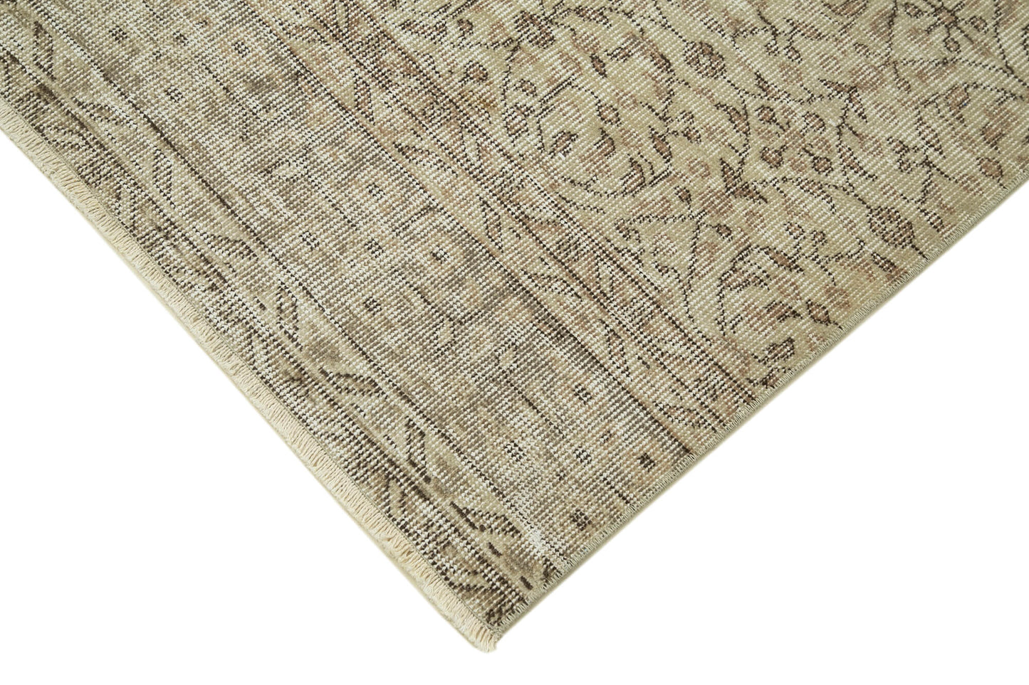 3x10 Beige Overdyed Runner Rug - 37159