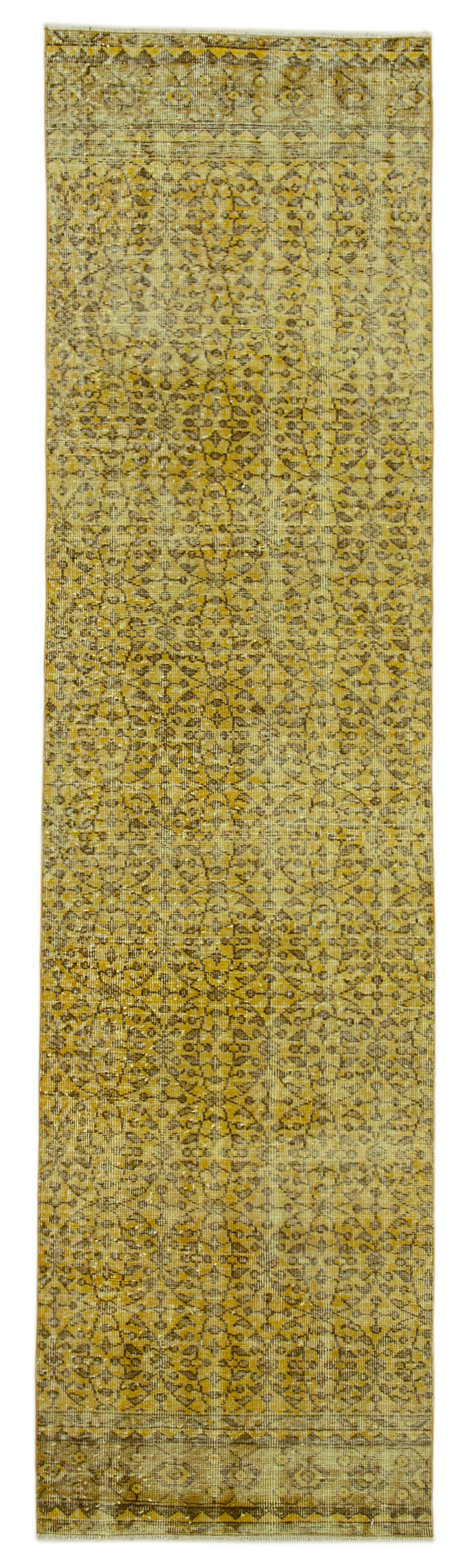 3x10 Yellow Overdyed Runner Rug - 37164