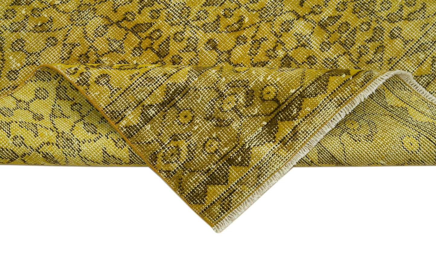 3x10 Yellow Overdyed Runner Rug - 37164