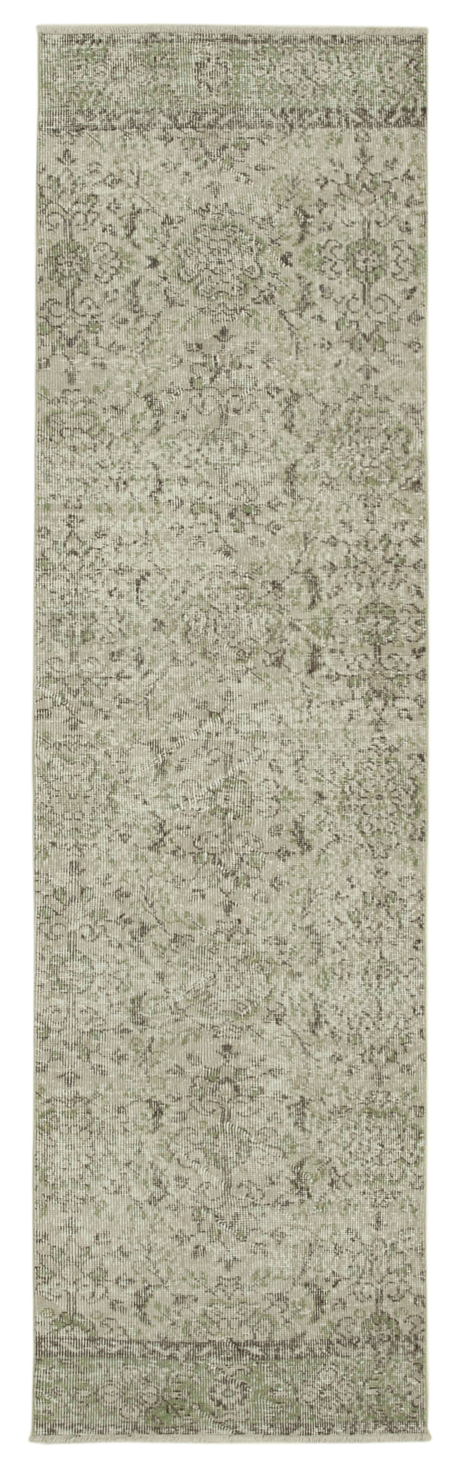 3x9 Beige Overdyed Runner Rug - 37173