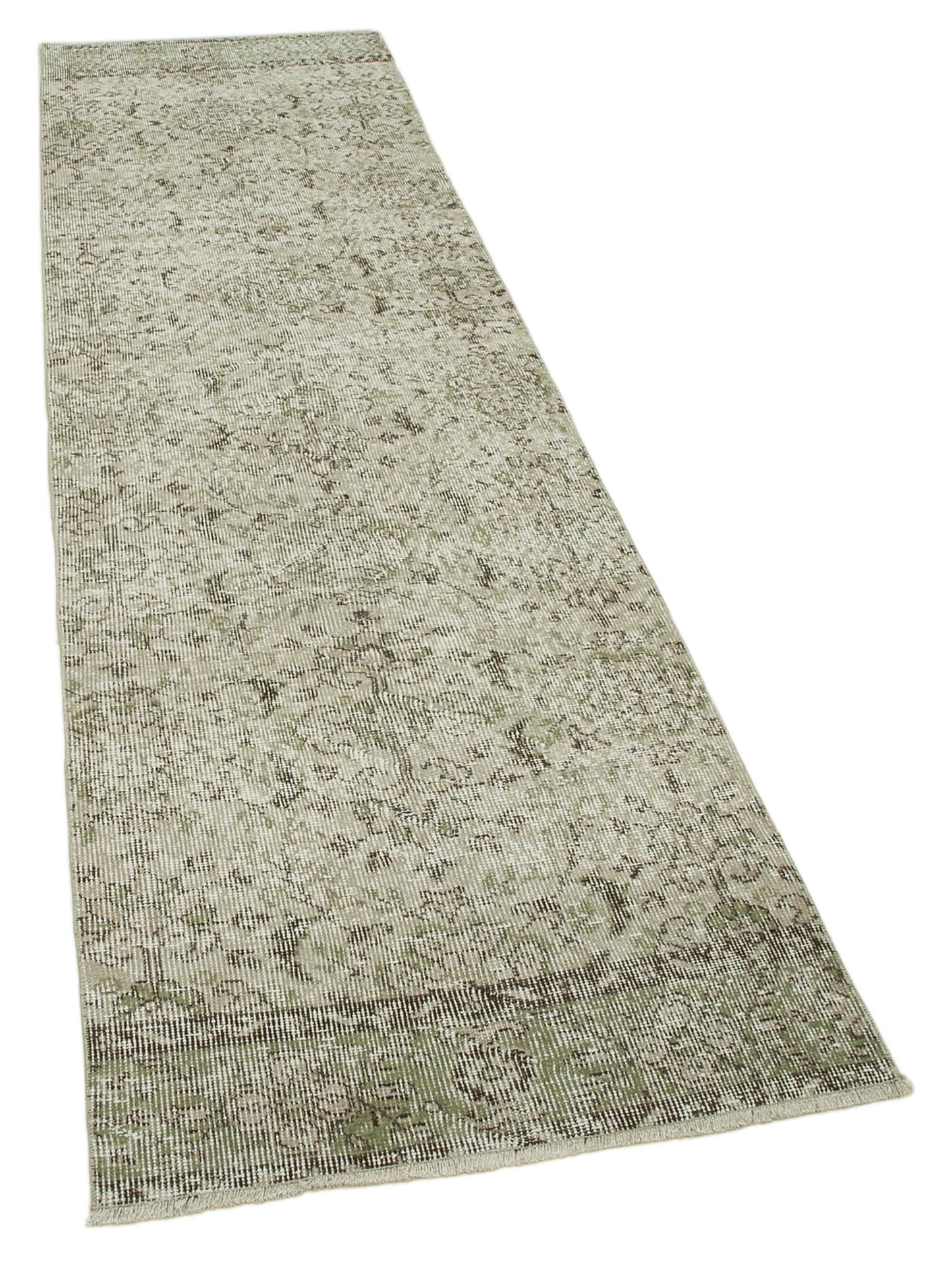 3x9 Beige Overdyed Runner Rug - 37173