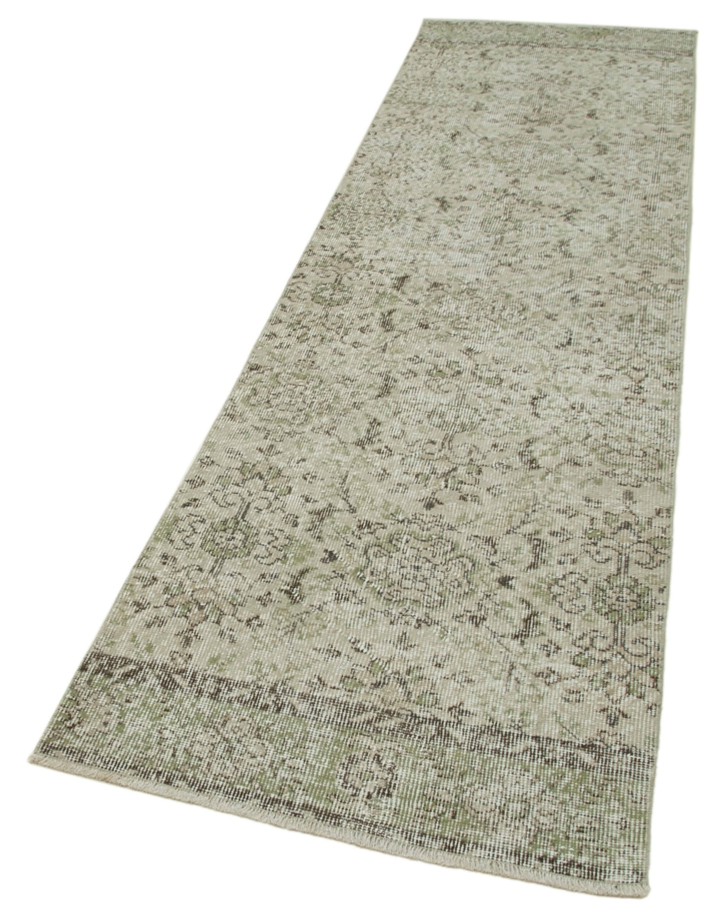 3x9 Beige Overdyed Runner Rug - 37173