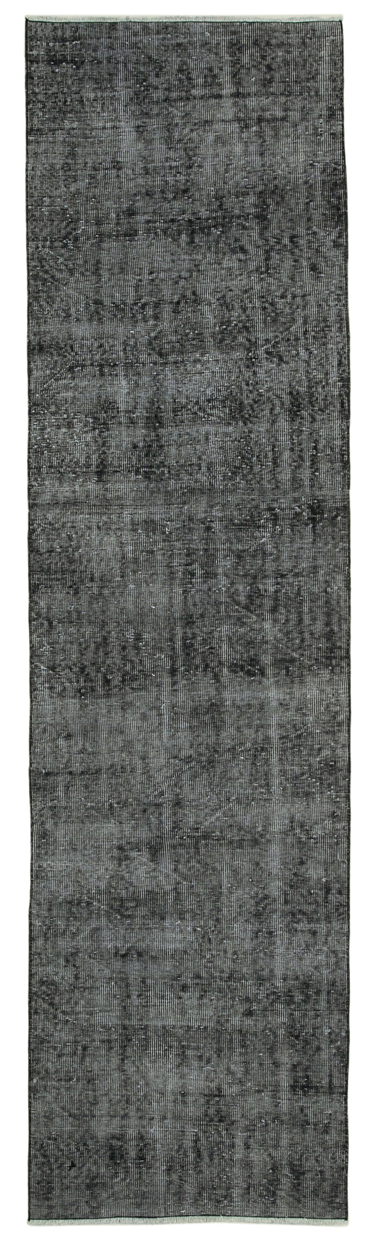 3x10 Black Overdyed Runner Rug - 37177