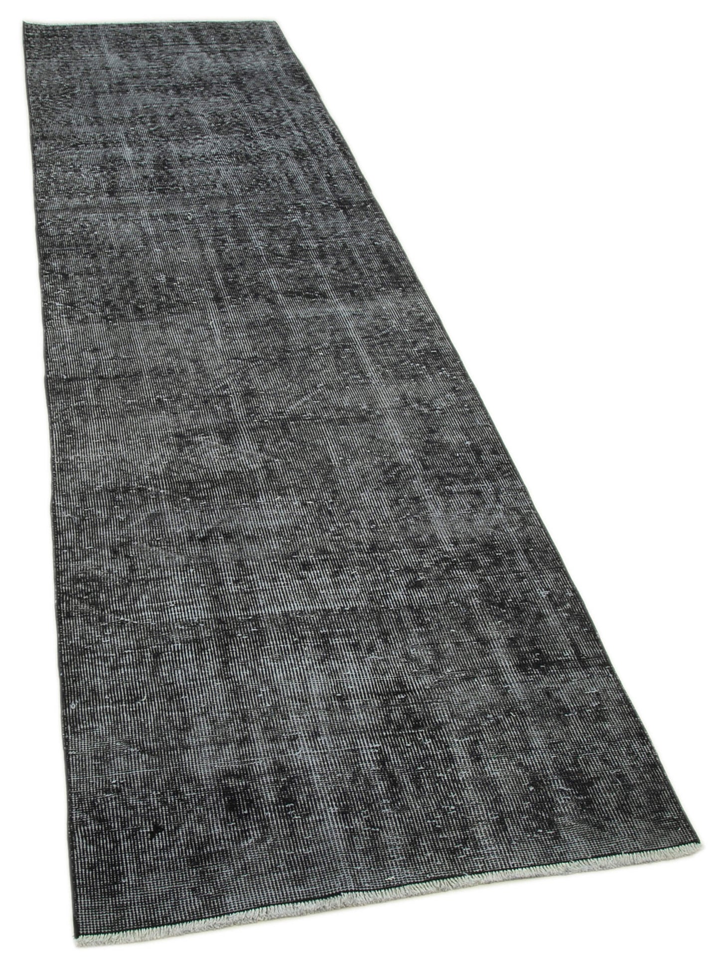 3x10 Black Overdyed Runner Rug - 37177