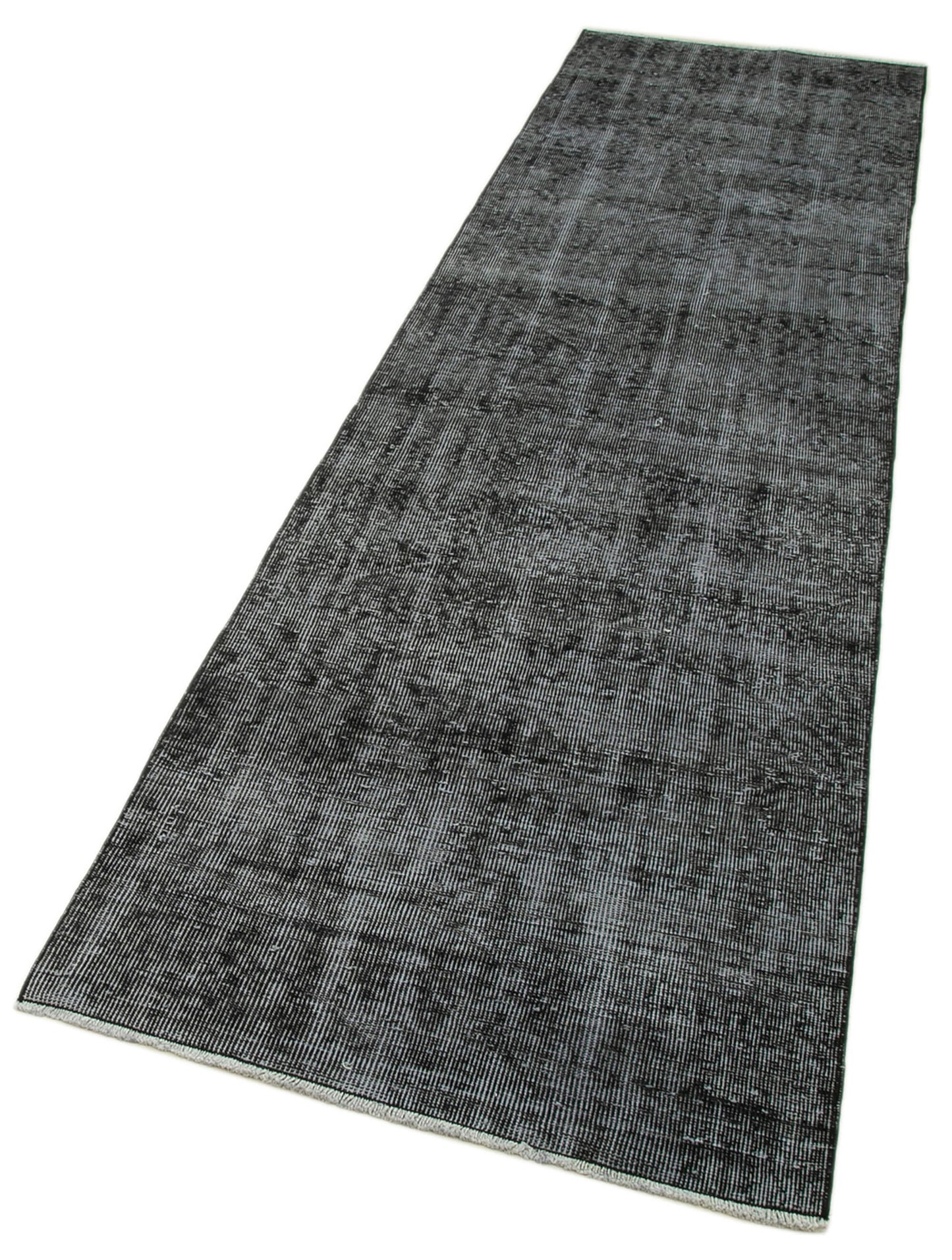 3x10 Black Overdyed Runner Rug - 37177