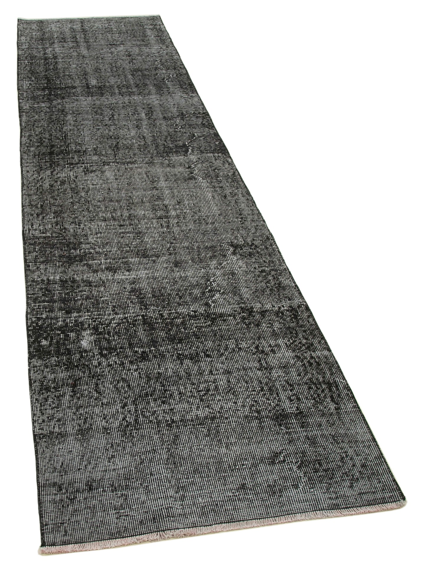 3x10 Black Overdyed Runner Rug - 37190