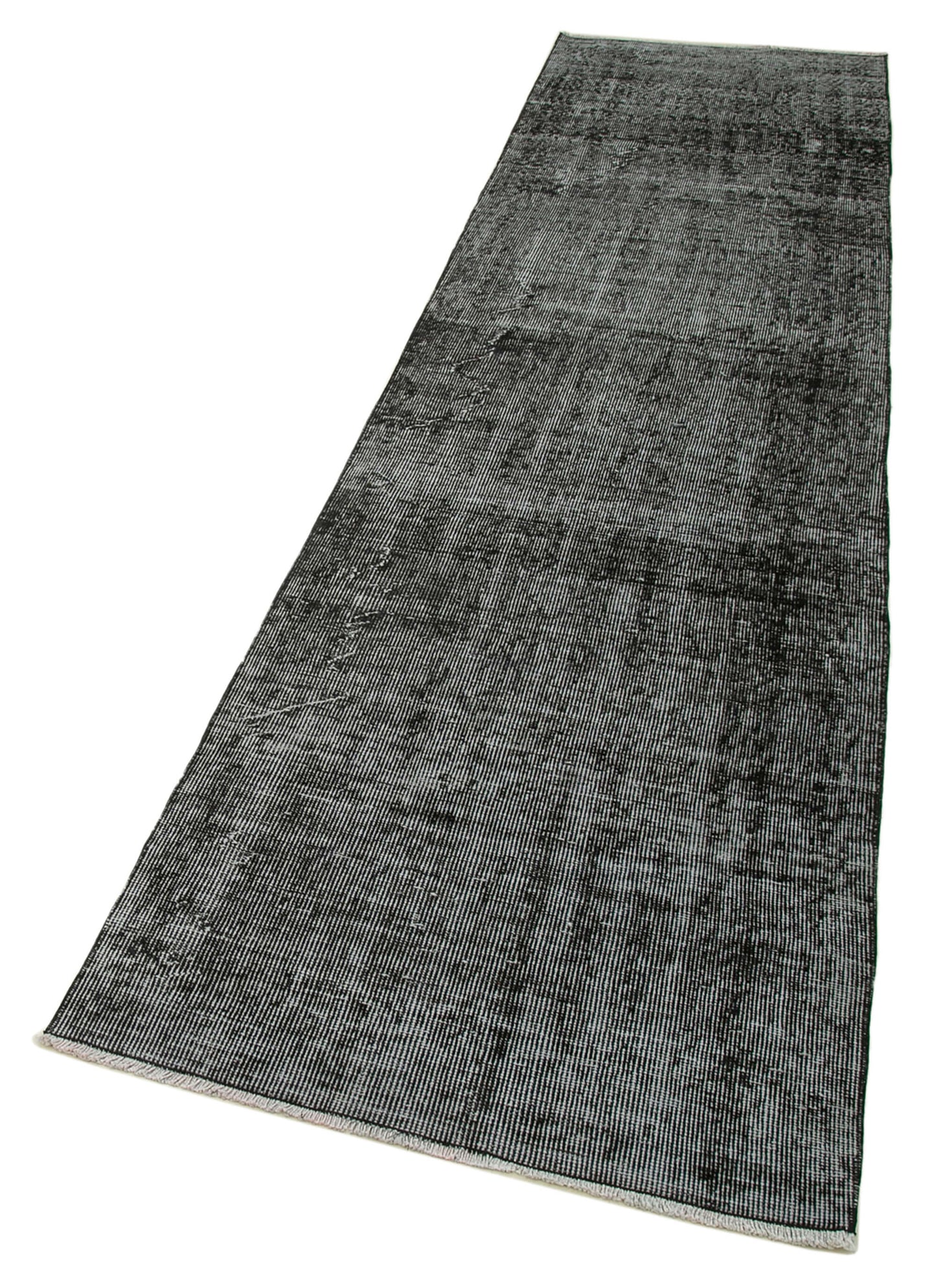 3x10 Black Overdyed Runner Rug - 37190