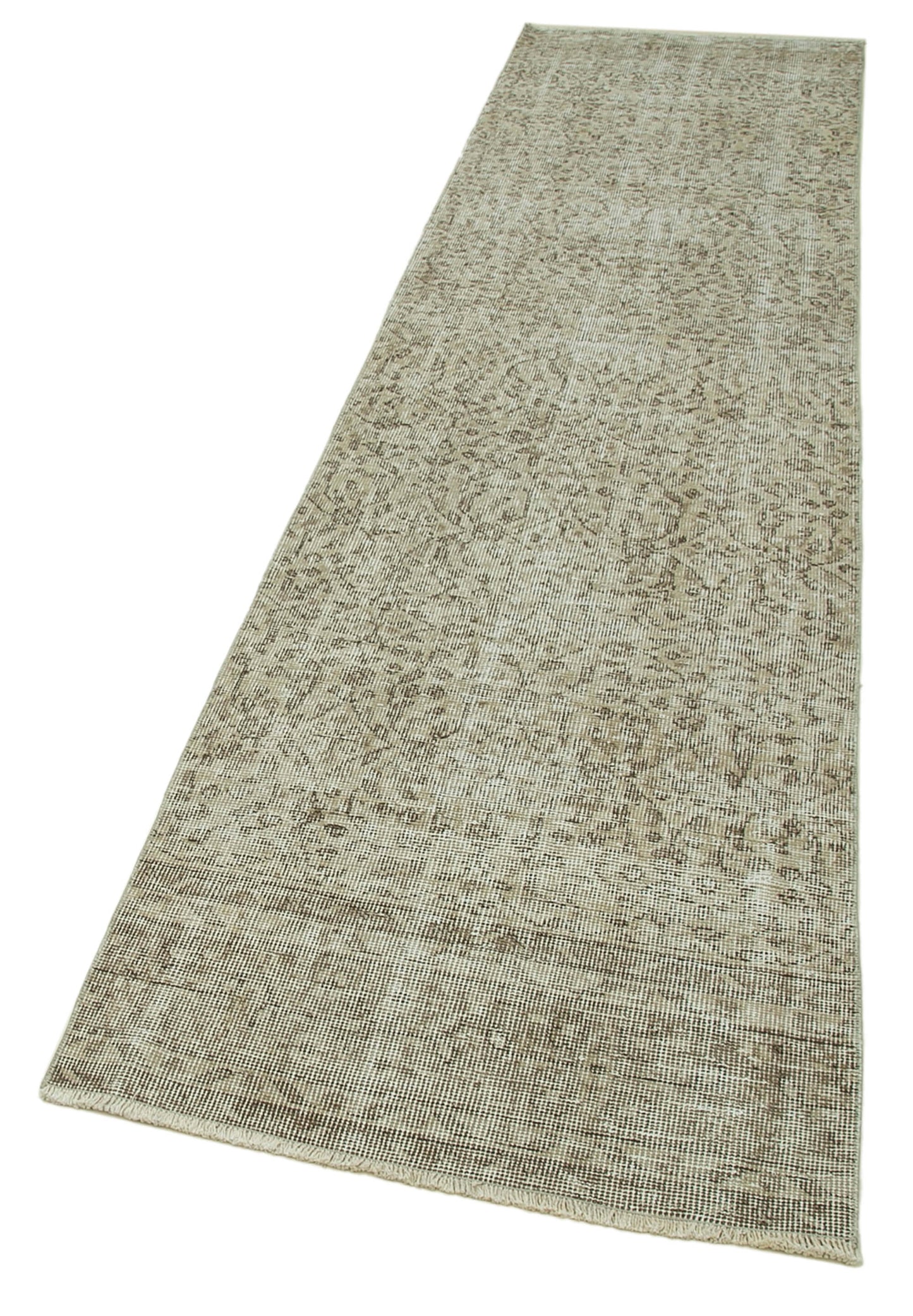 3x10 Beige Overdyed Runner Rug - 37201