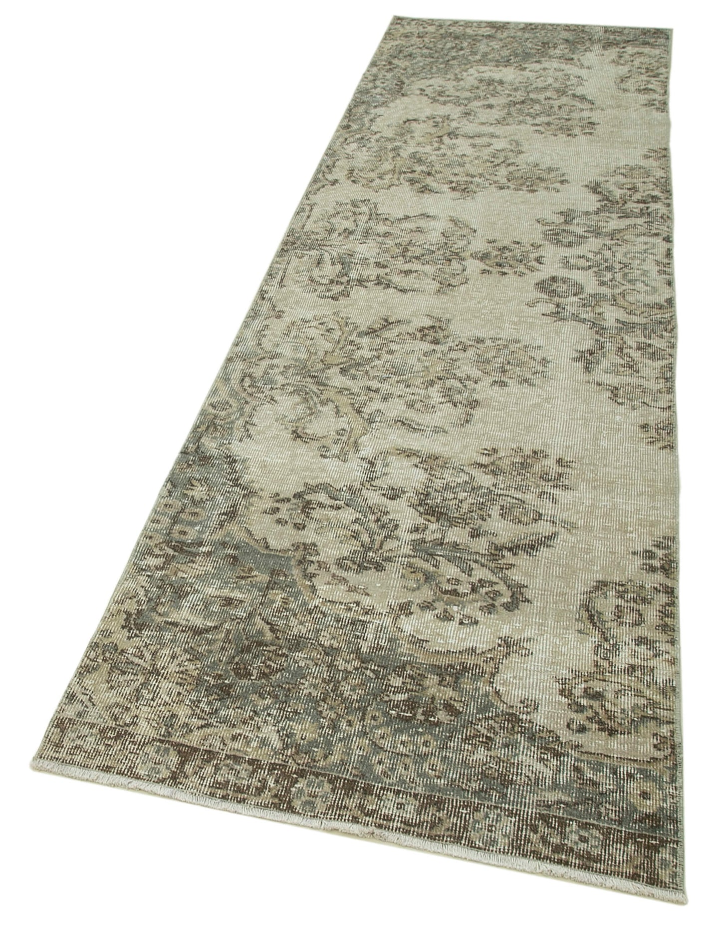 3x10 Beige Overdyed Runner Rug - 37208