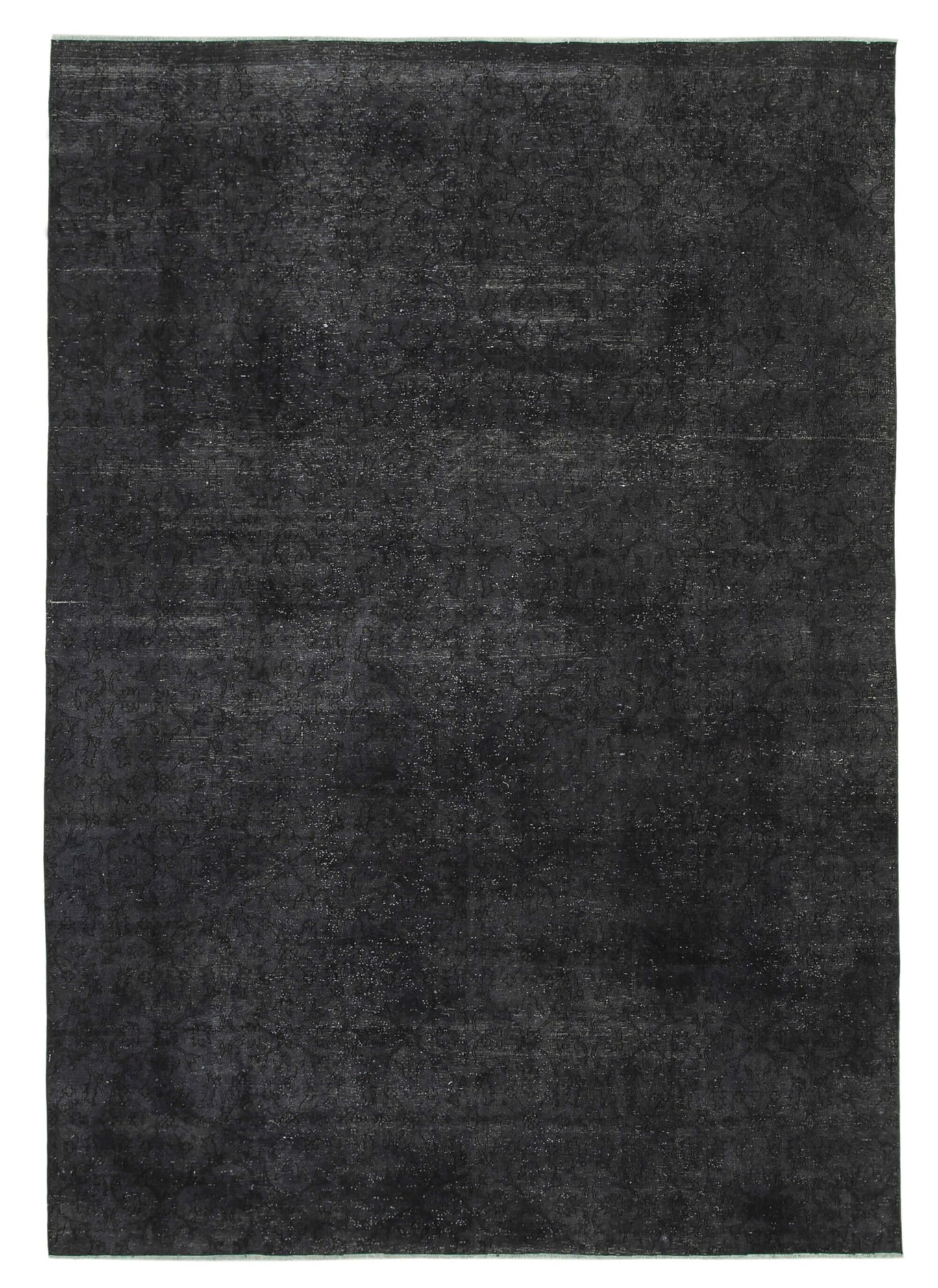 9x13 Black Overdyed Large Area Rug - 37213