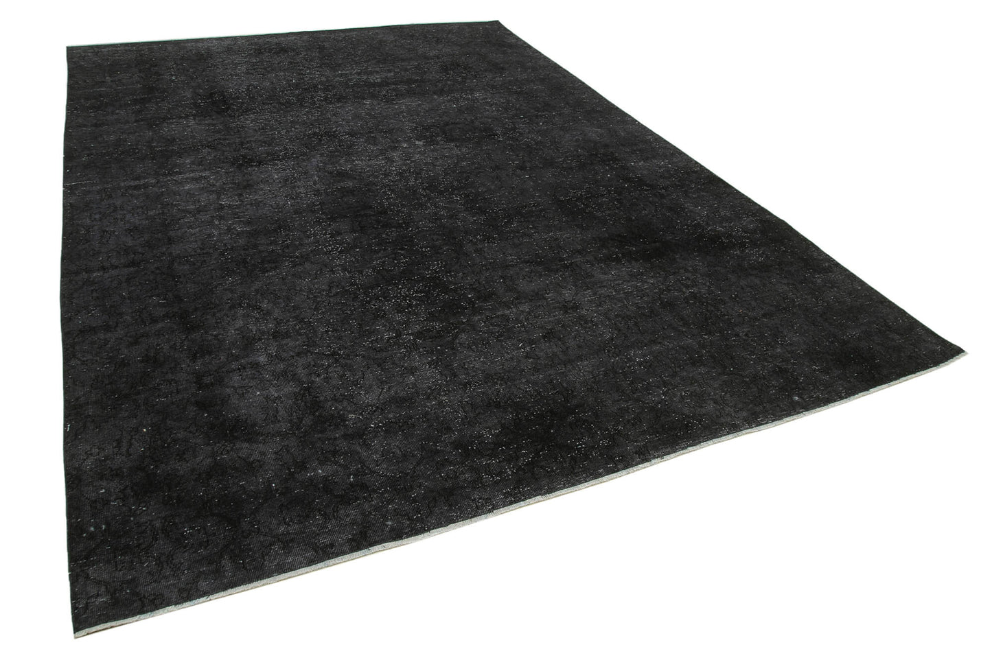 9x13 Black Overdyed Large Area Rug - 37213