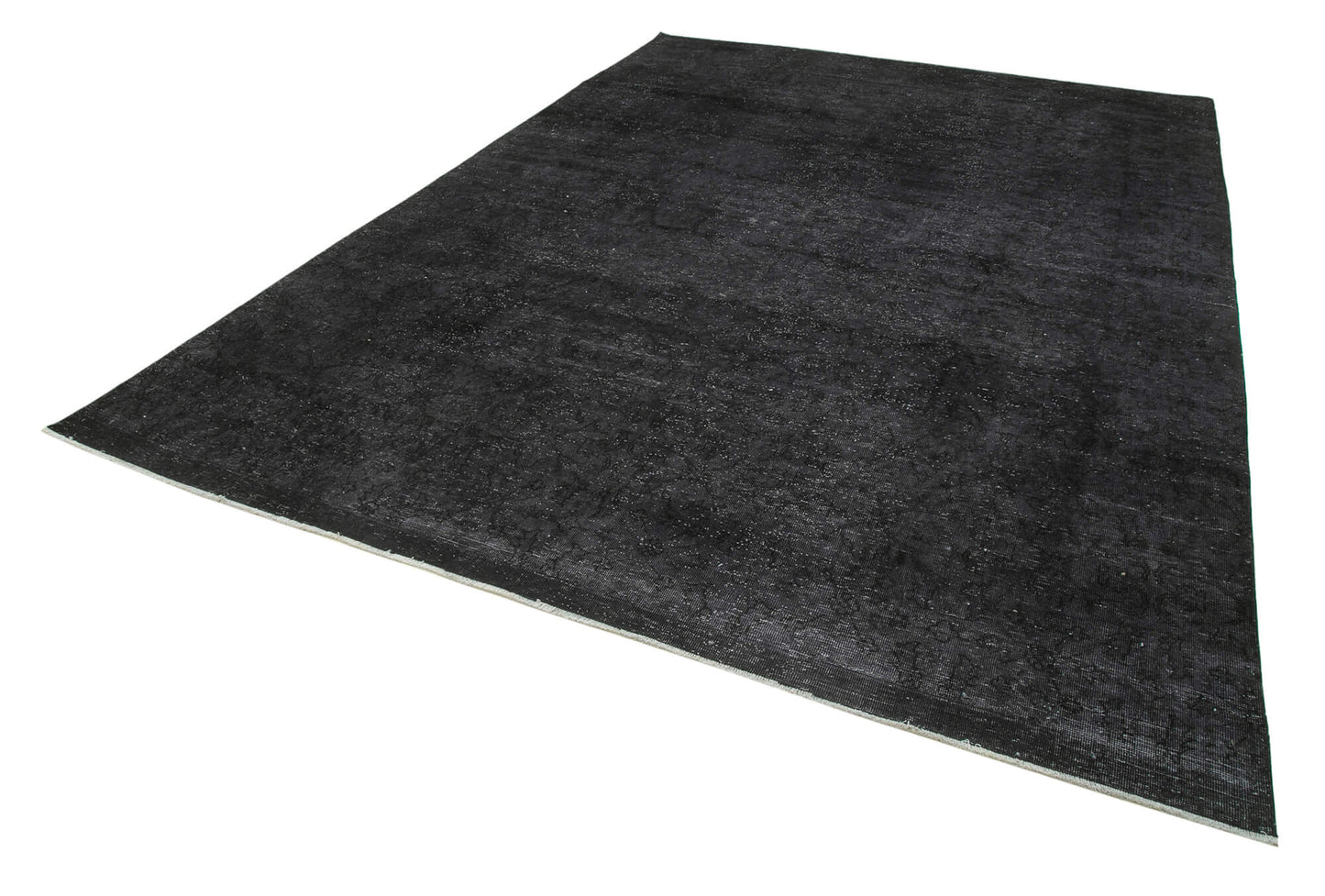 9x13 Black Overdyed Large Area Rug - 37213