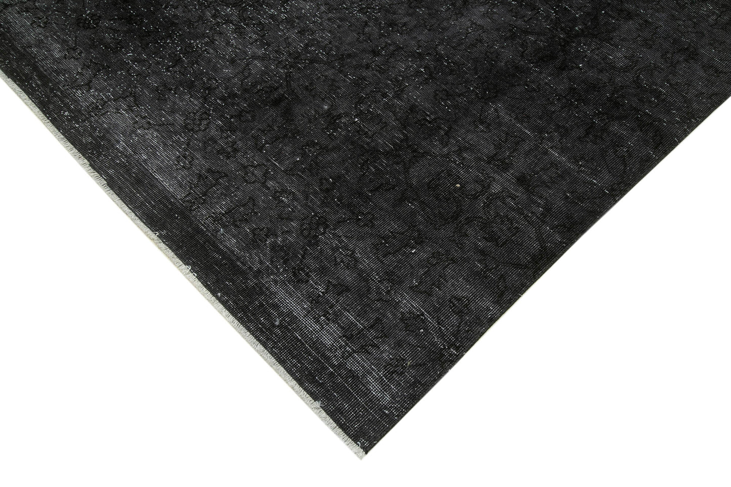 9x13 Black Overdyed Large Area Rug - 37213