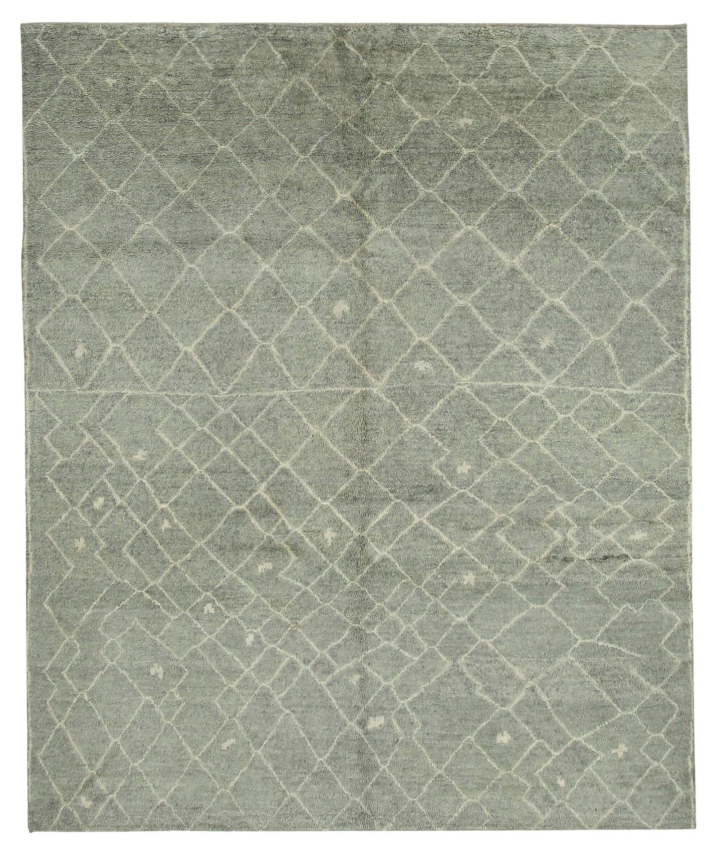 8x10 Grey Moroccan Rug - 37271