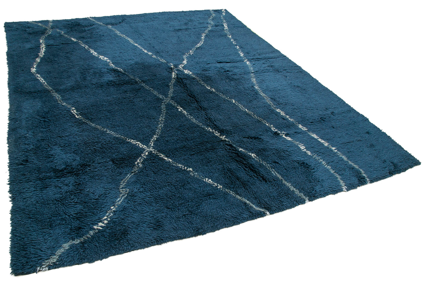 8x10 Blue Moroccan Rug - 37272