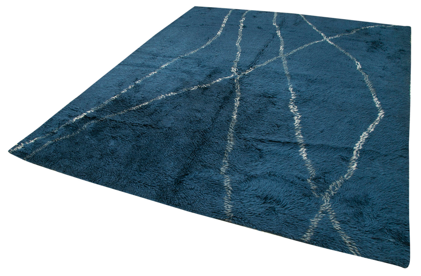 8x10 Blue Moroccan Rug - 37272