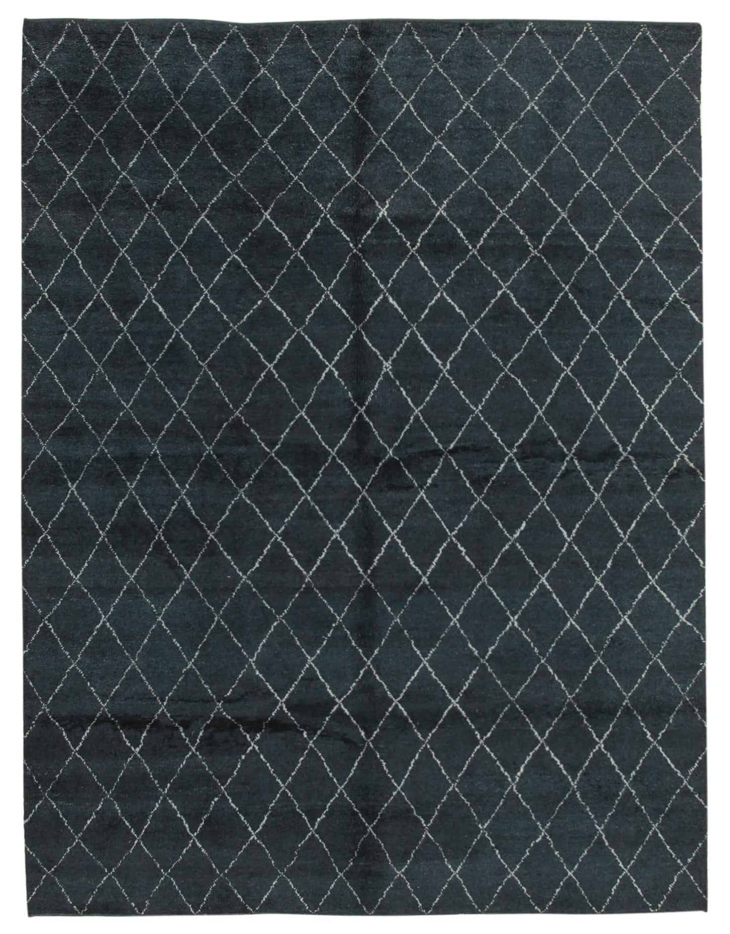 9x12 Black Moroccan Rug - 37282