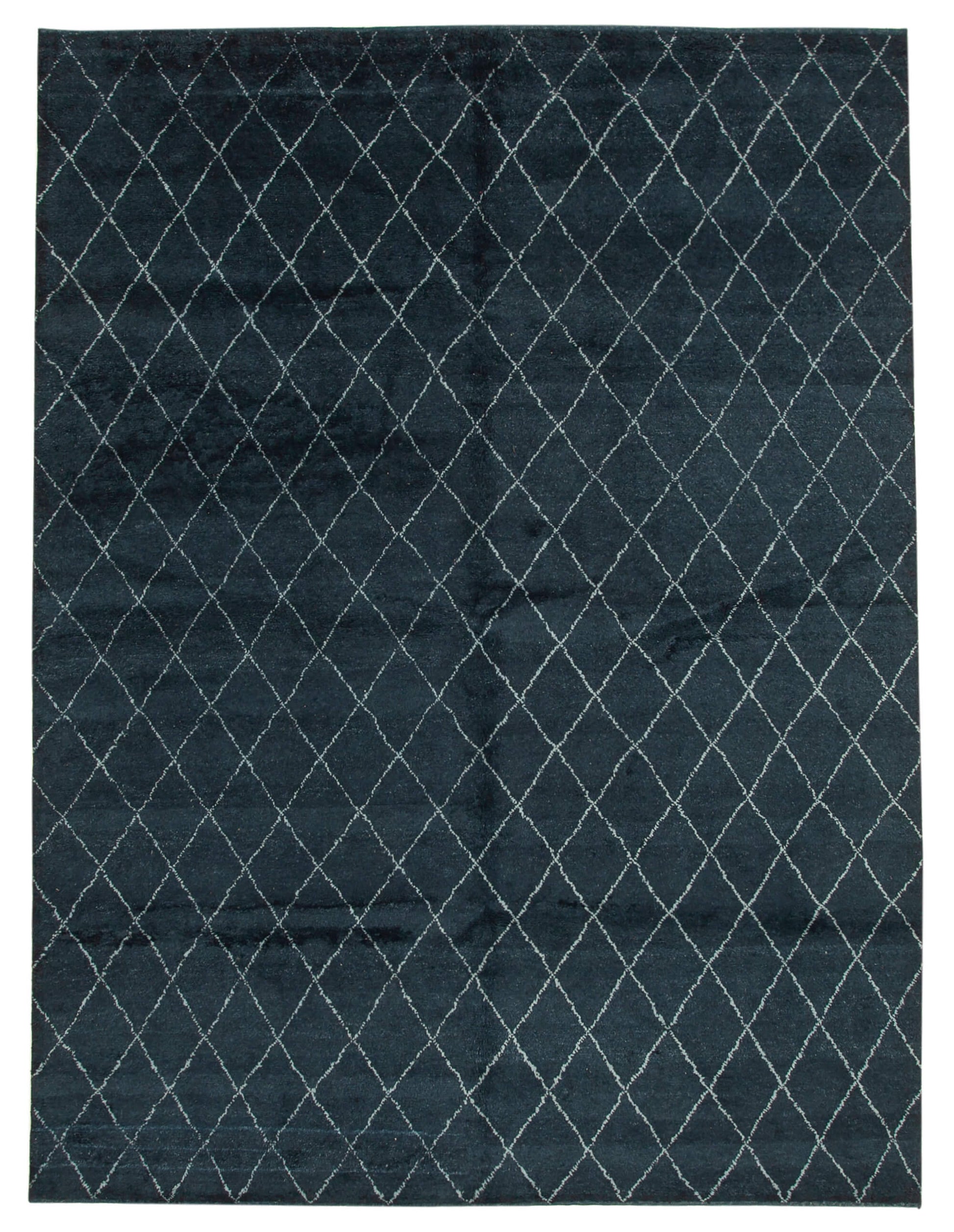 9x12 Black Moroccan Rug - 37283