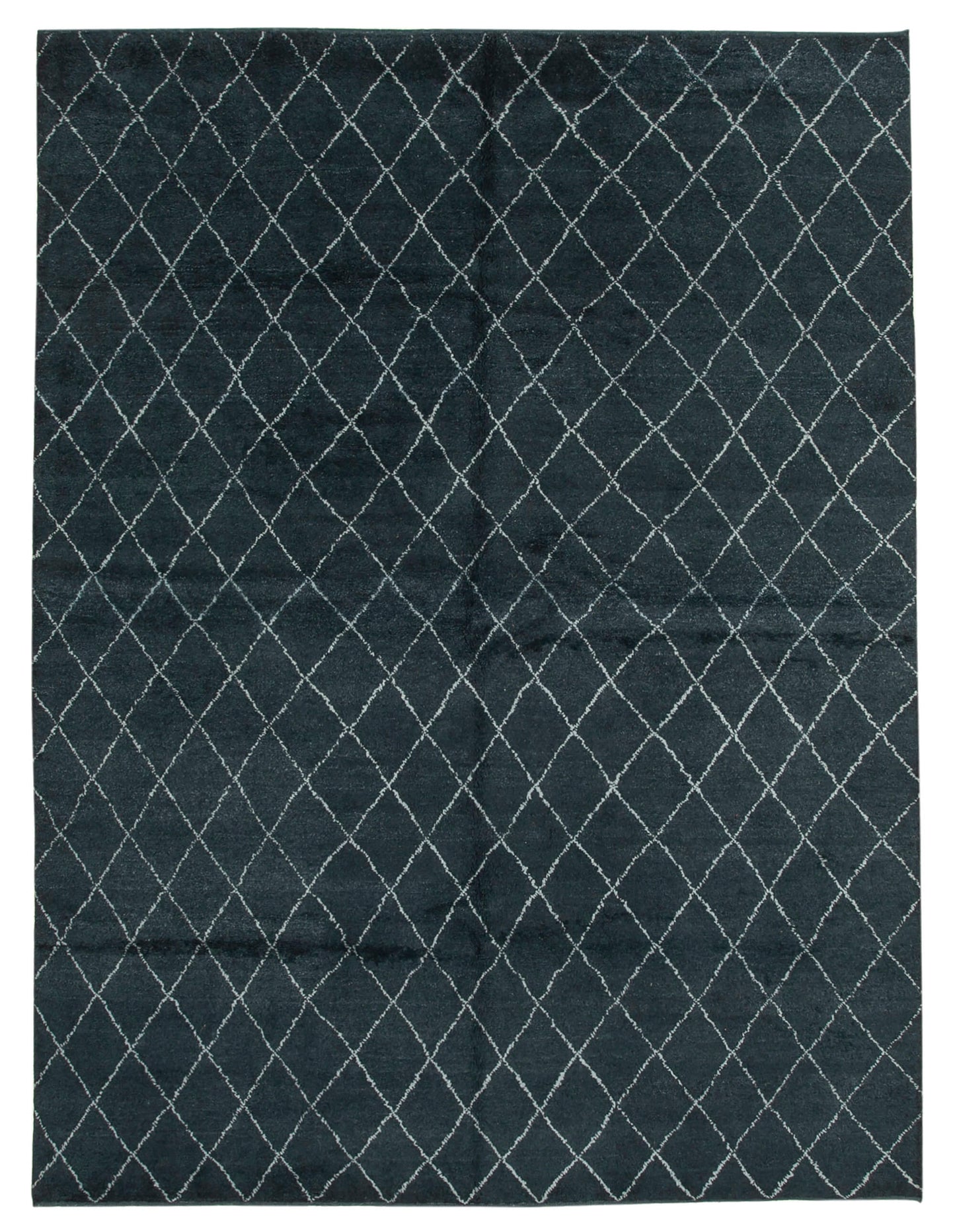 9x12 Black Moroccan Rug - 37284