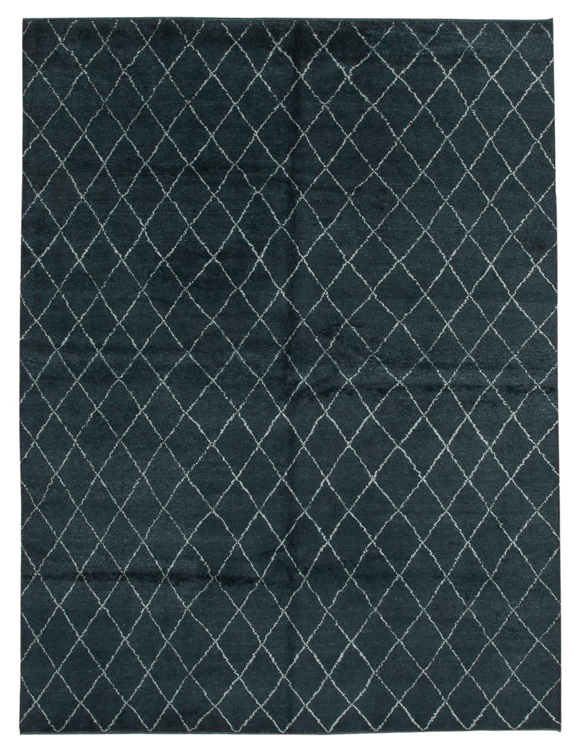 9x12 Black Moroccan Rug - 37284