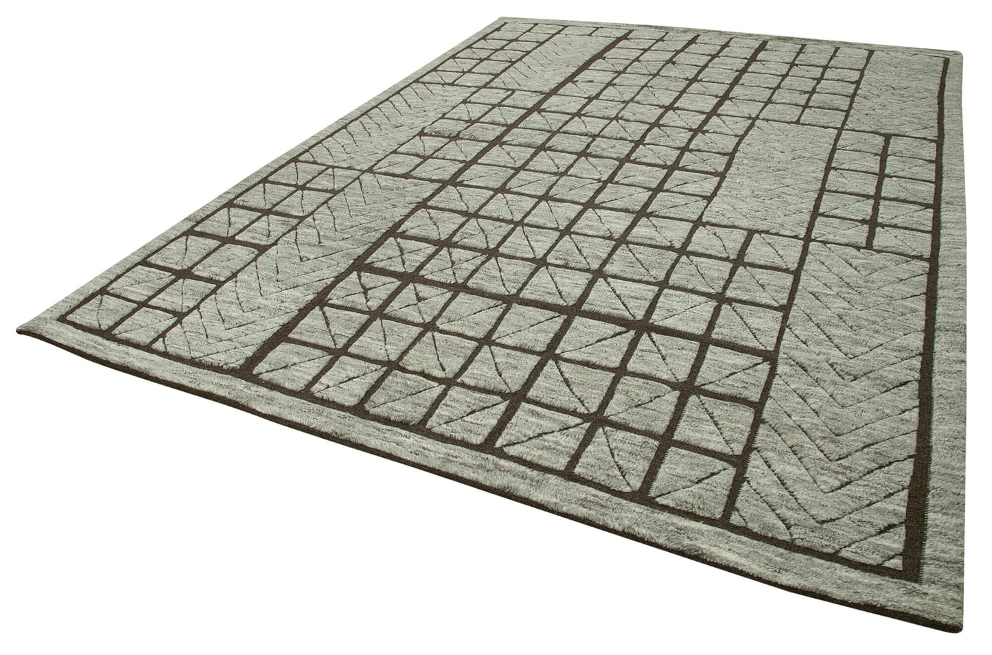 9x12 Brown Moroccan Rug - 37287