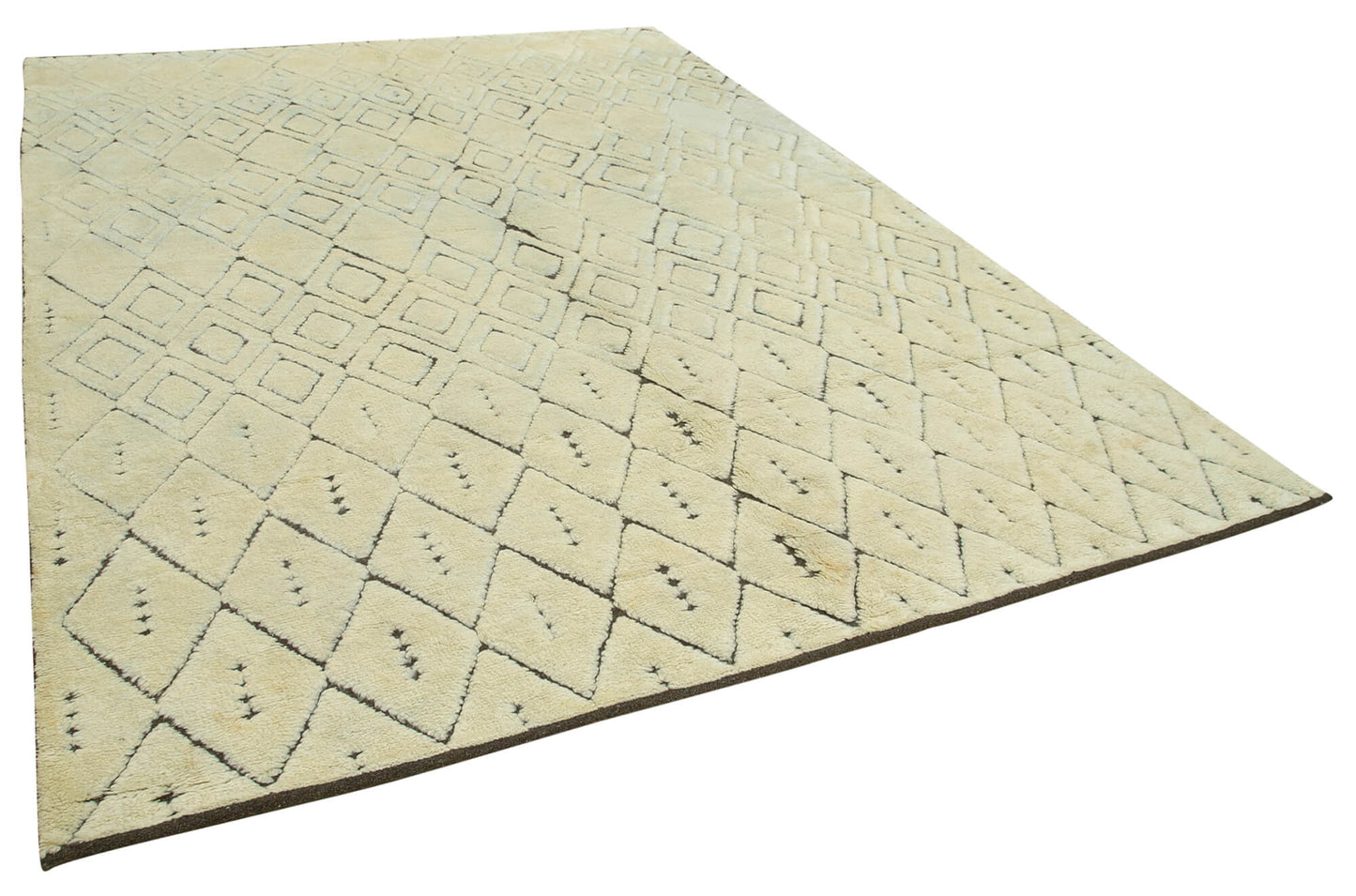 9x12 Beige Moroccan Rug - 37288