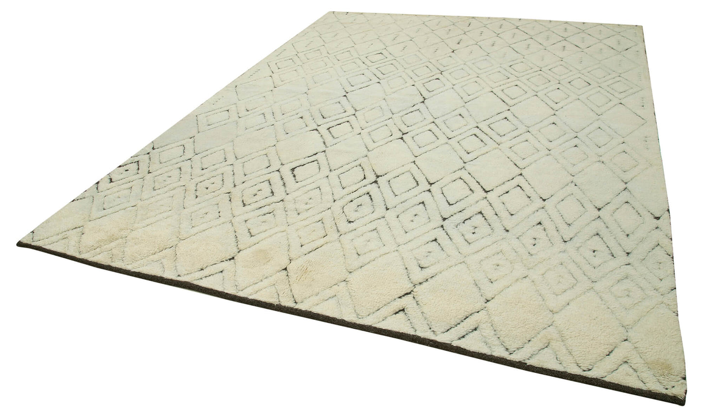 9x12 Beige Moroccan Rug - 37288